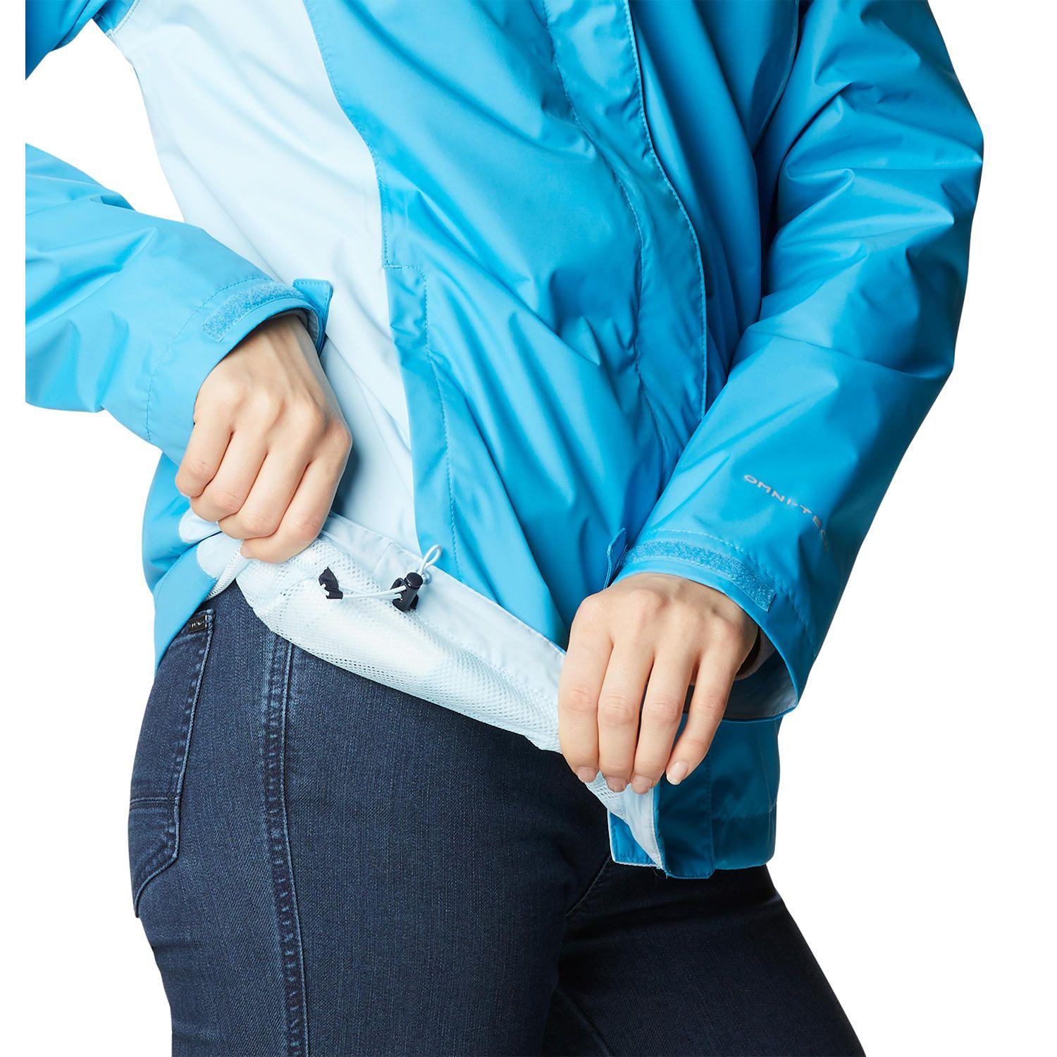 Cortaviento Impermeable Arcadia II Jacket Celeste Mujer-4