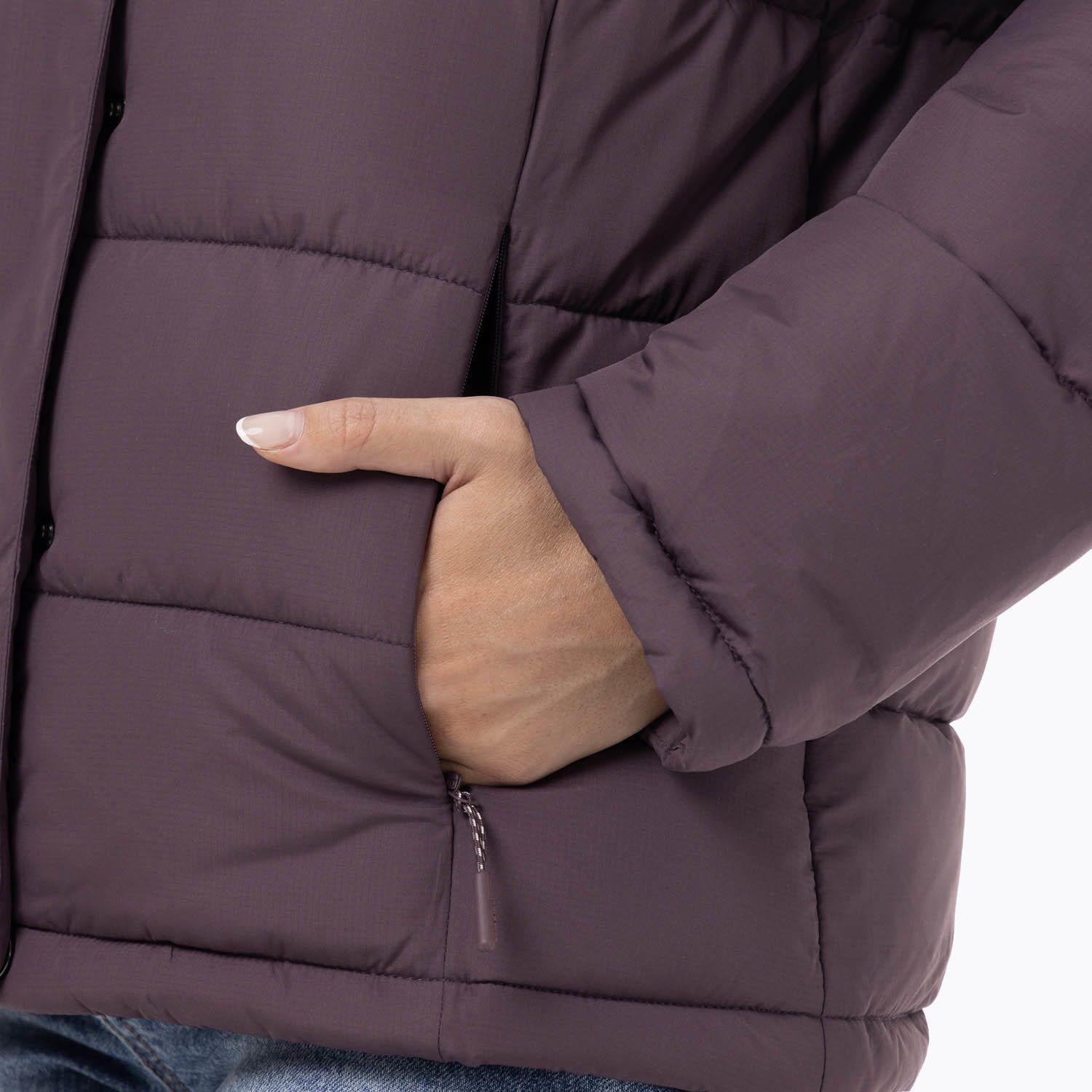 Parka Mujer Puffa Morado-6