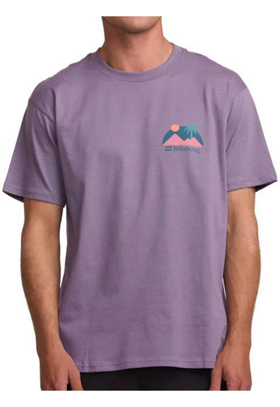 Polera Hombre Sun Down A/Div Morada Billabong-0