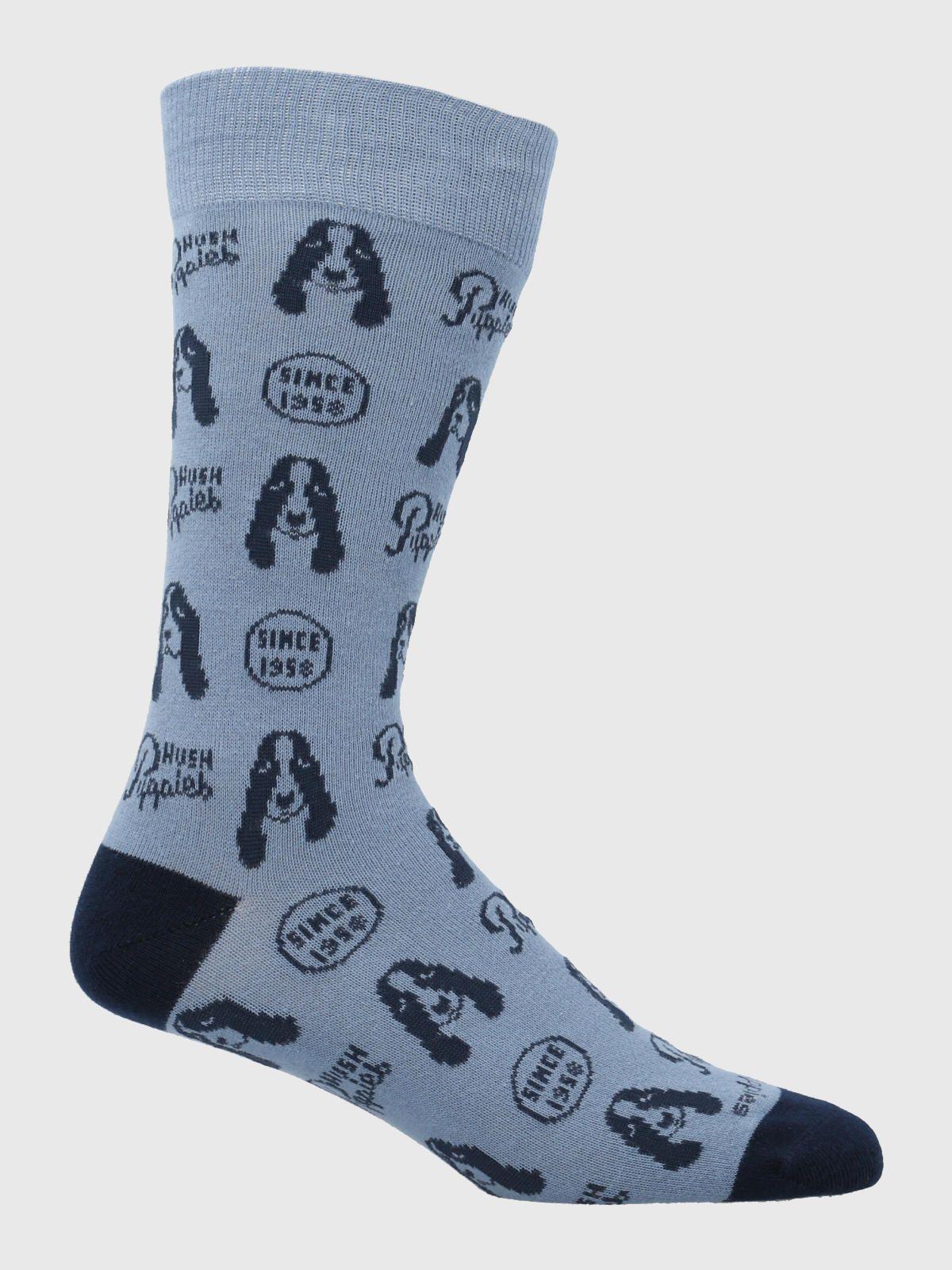 Calcetín Algodón Hombre C Dog Puppies Verde-0