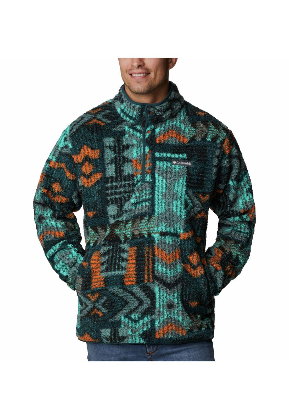 Polar Hombre Rgd Ridge II Sherpa 1/2 Snap Azul-4
