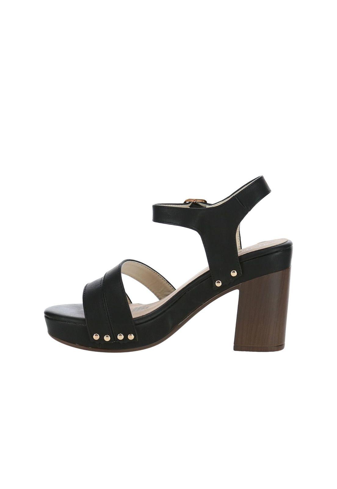 Sandalia Mujer Naveen  Negro-4