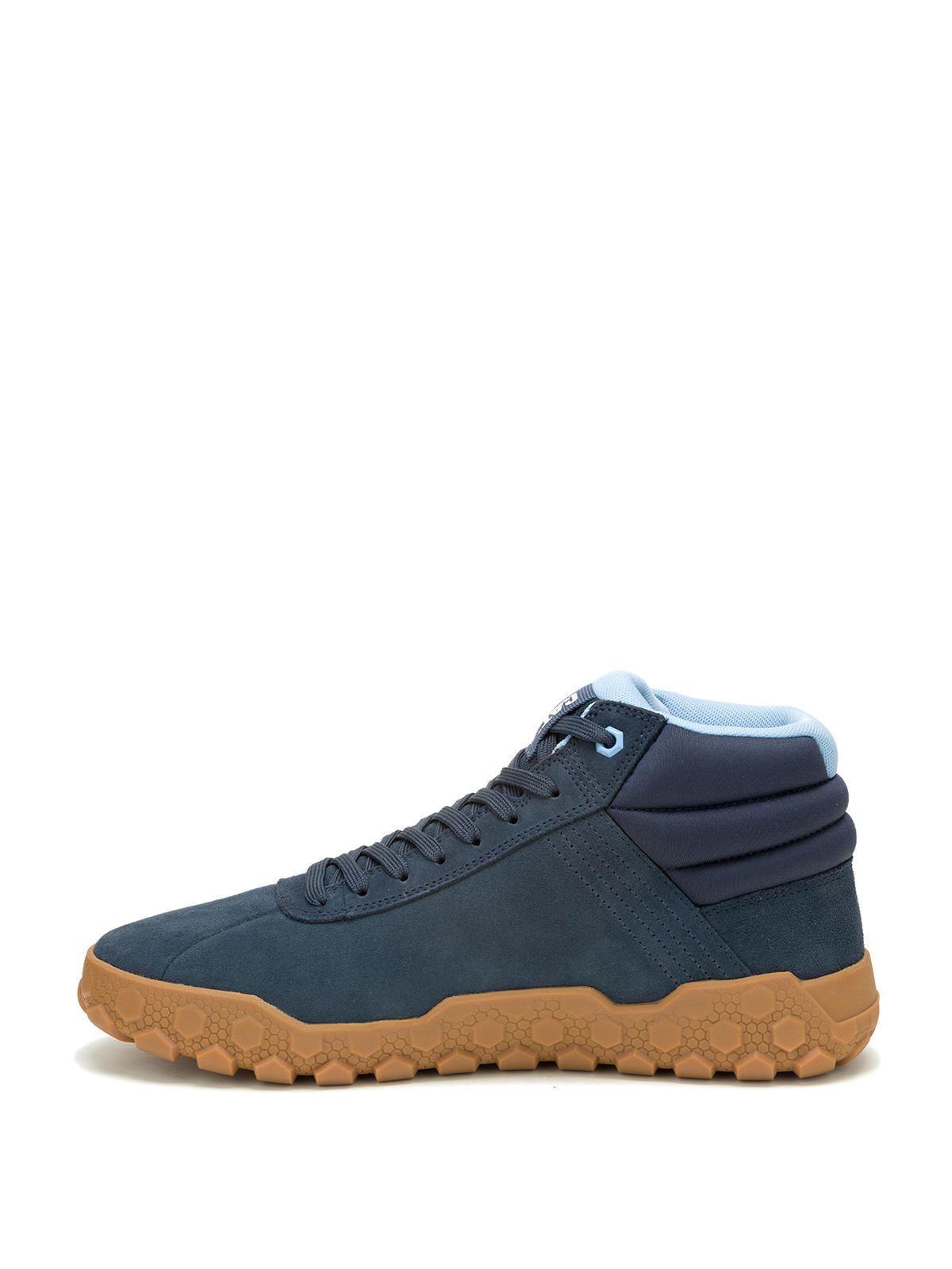 Zapatilla con caña Gamuza Hombre Hex + Mid Azul -4