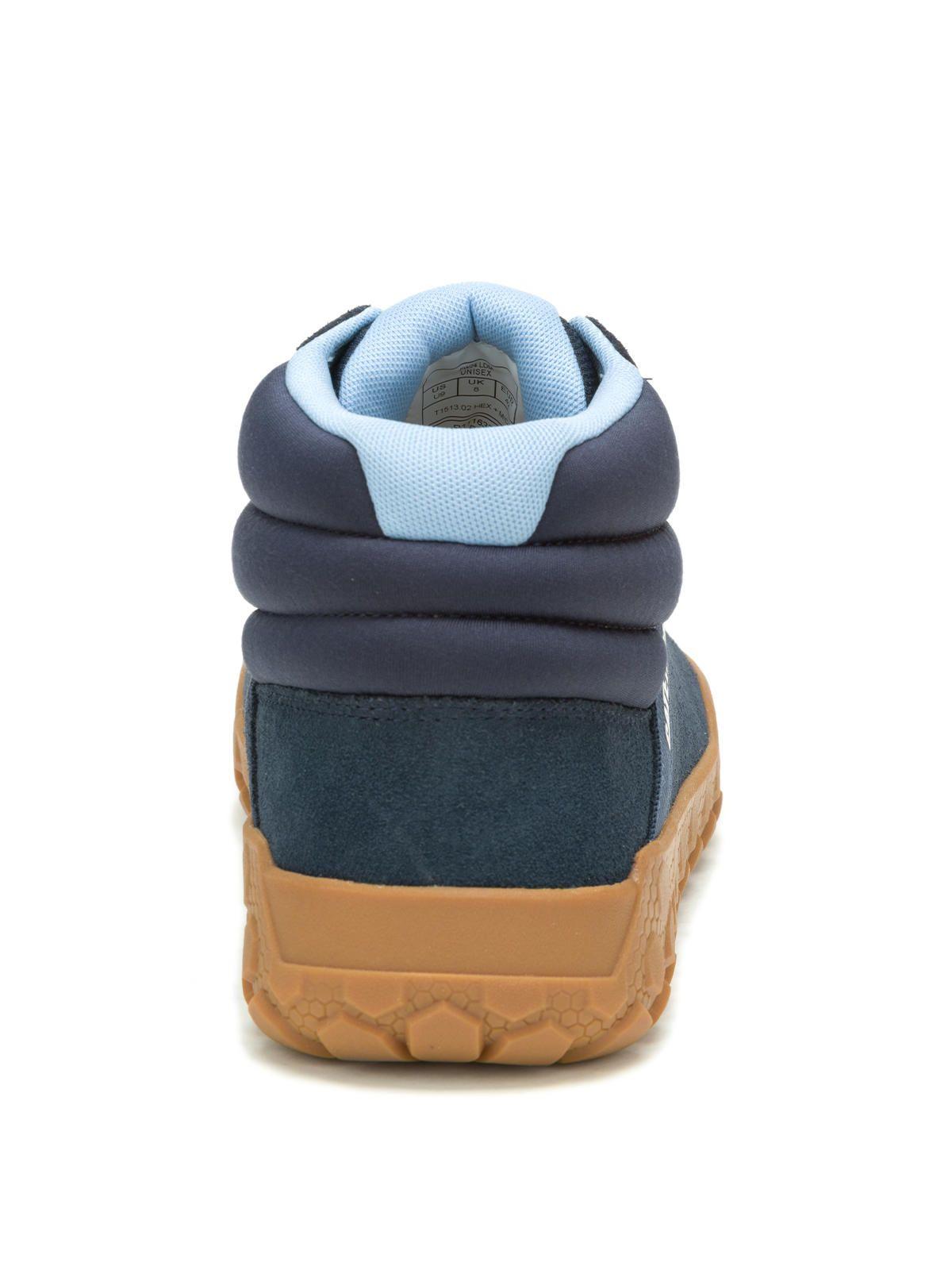 Zapatilla con caña Gamuza Hombre Hex + Mid Azul -5