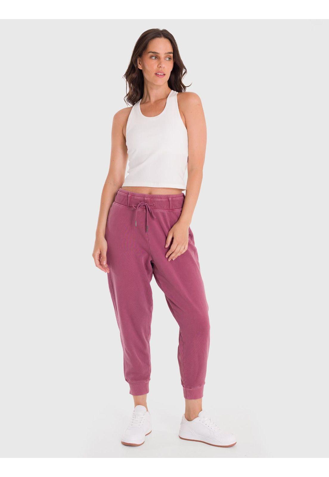 Pantalón Mujer Jogger Pant Creta Rosado-0