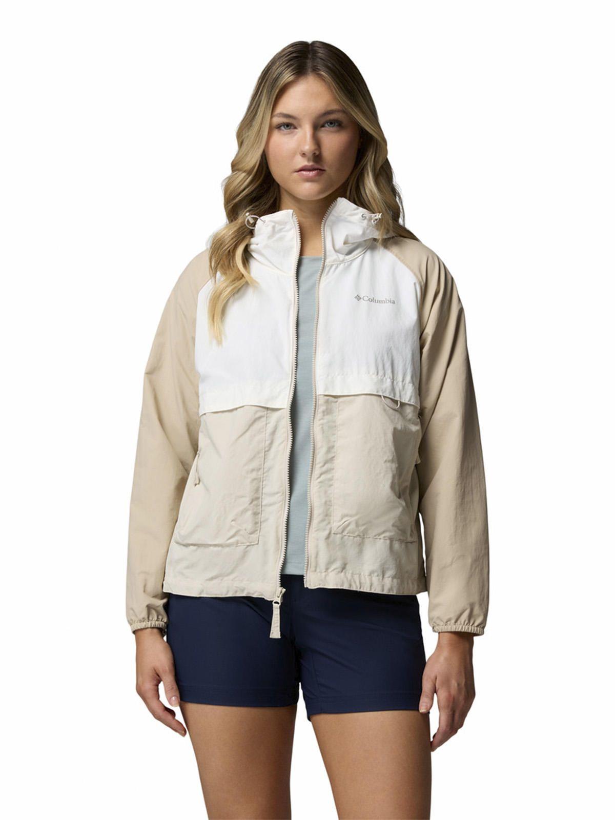 Cortaviento Mujer Spire Valley Wind Gris-3