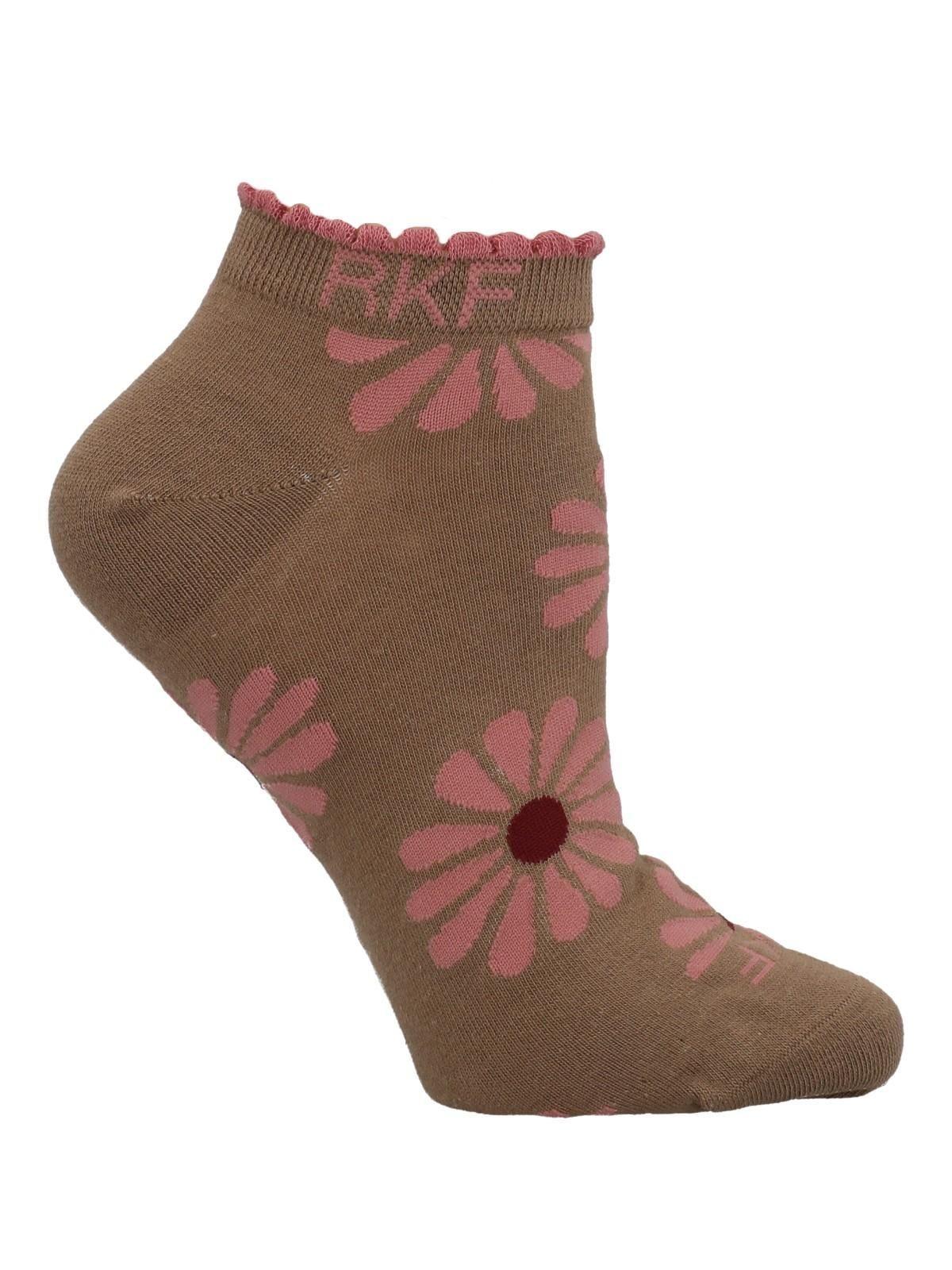 Calcetín Bambú Mujer Ped St Marghe Beige-0