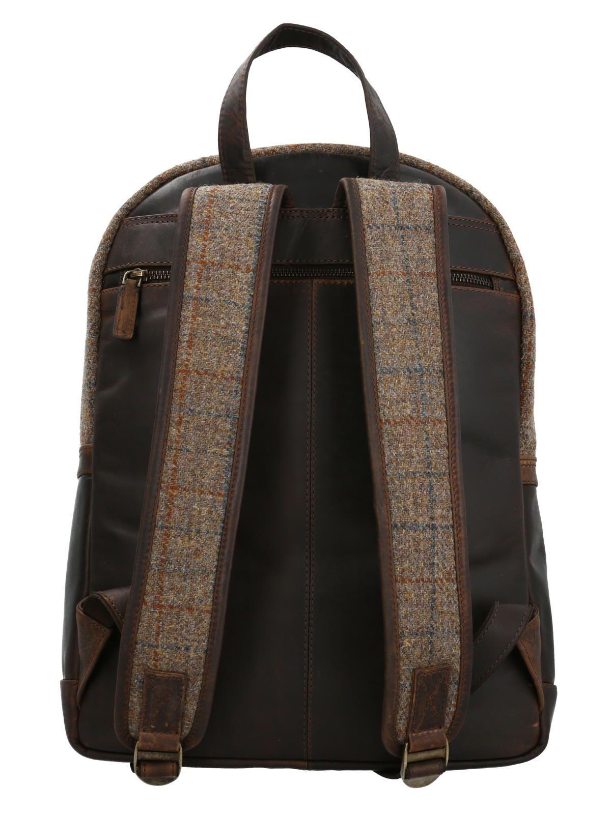 Mochila Harris Tweed Hombre Back Verde-2