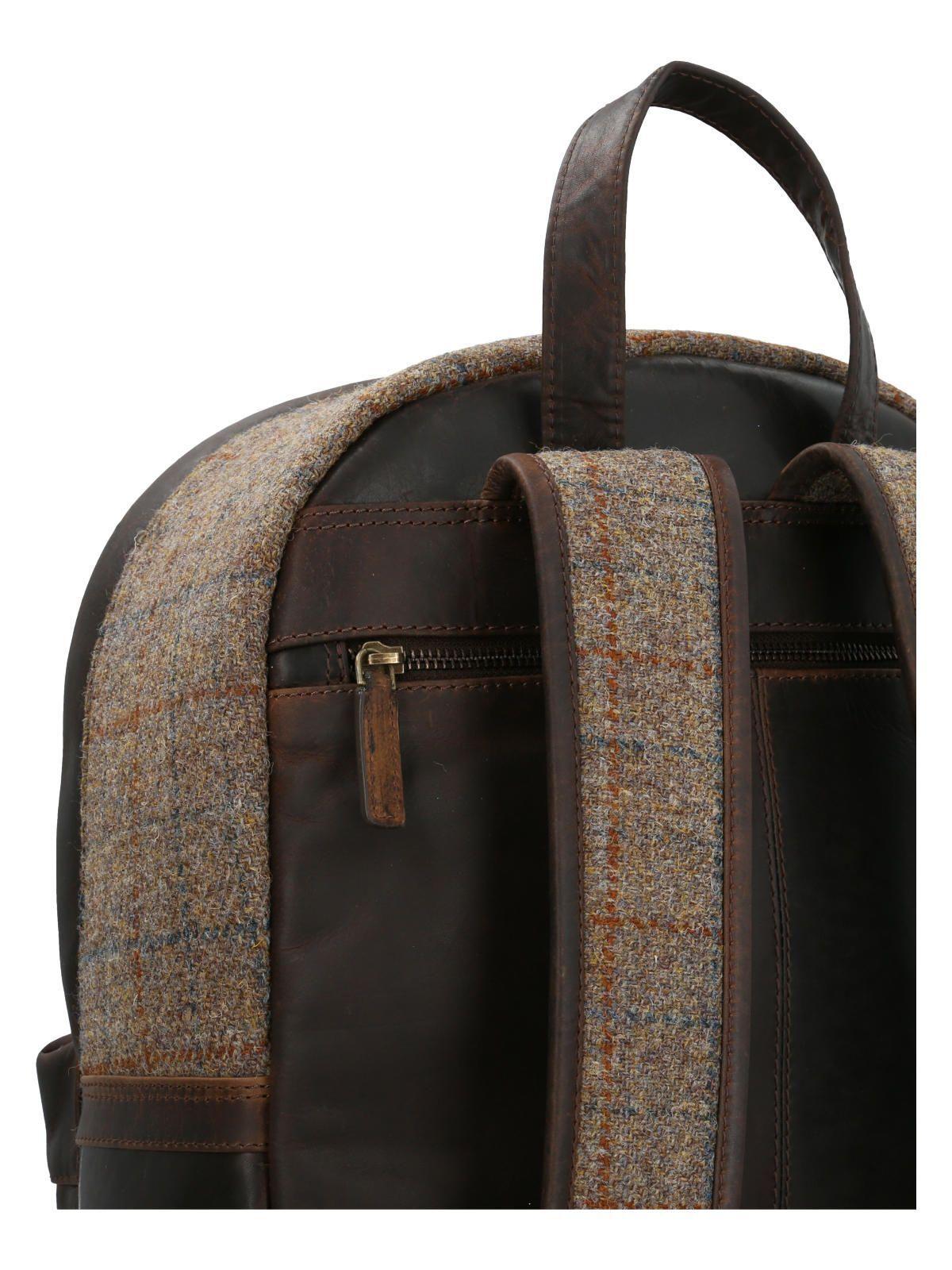 Mochila Harris Tweed Hombre Back Verde-3