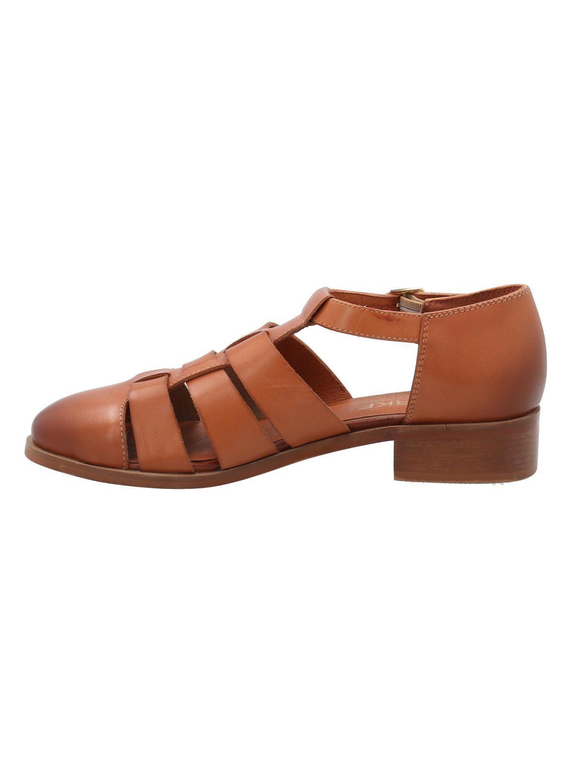 Zapato Cuero Mujer Lala Café -4