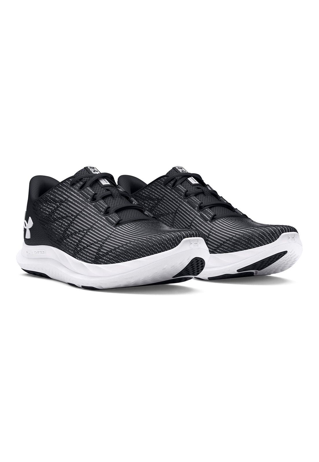 Zapatillas correr UA Sonic hombre Negro-5