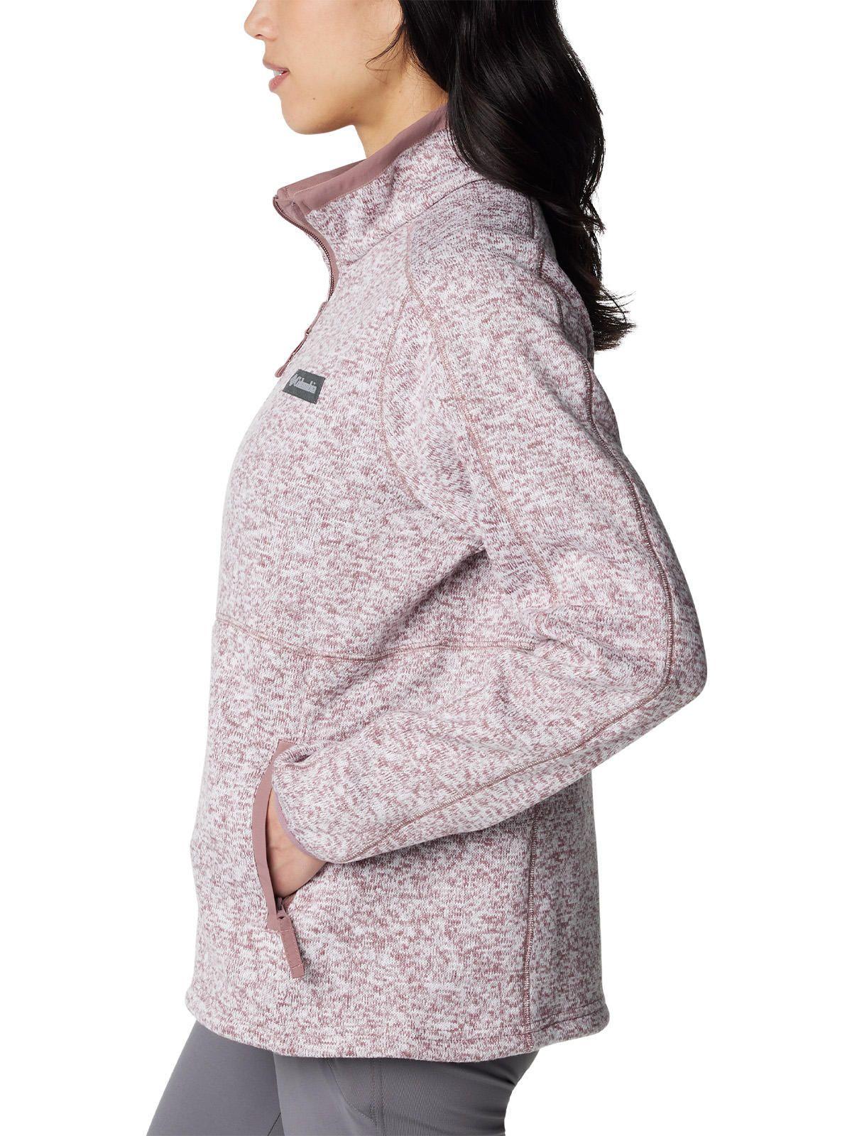 Polar Mujer W Sweater Weather Full Zip Morado-1