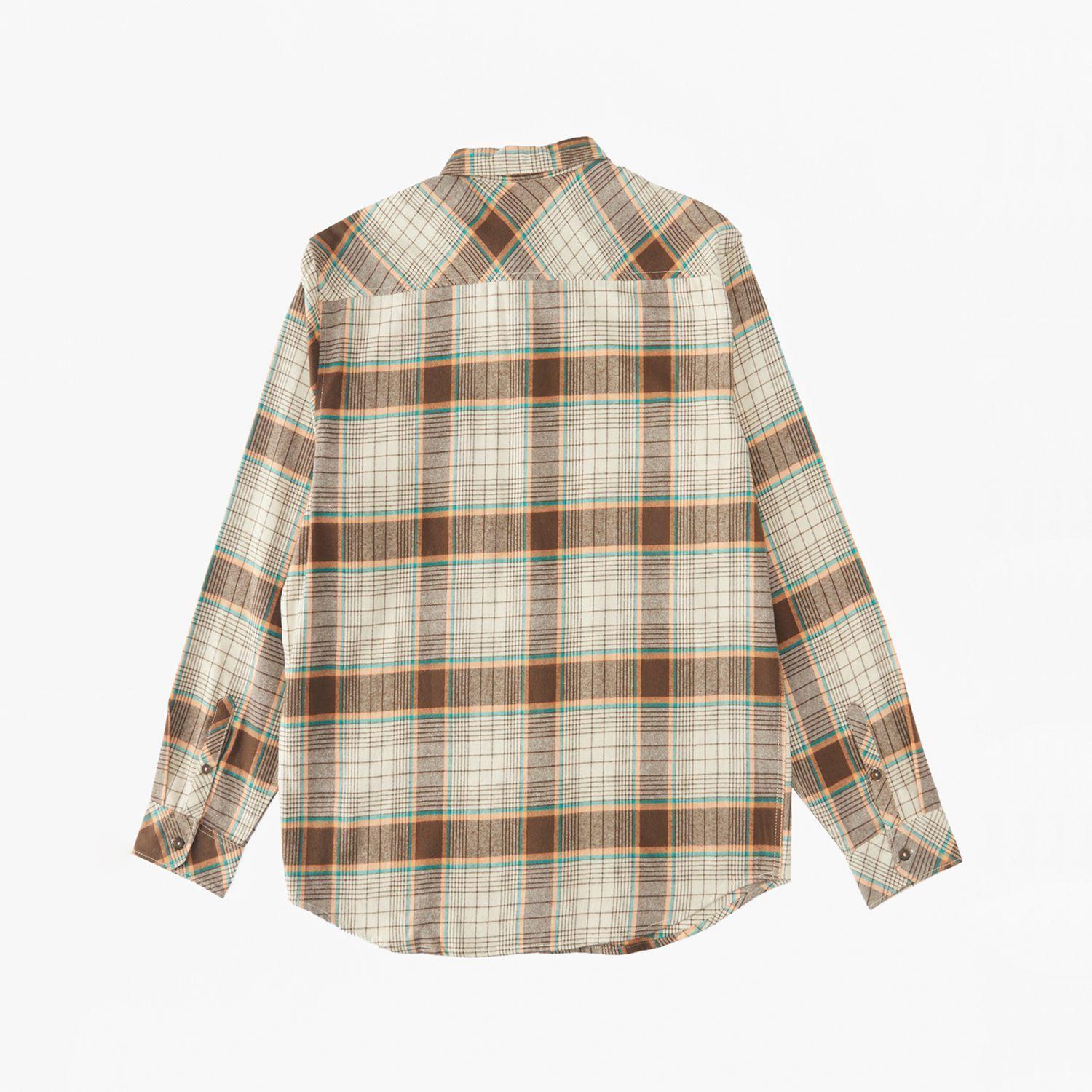 Camisa M/L Hombre Coastline Flnl Café-10