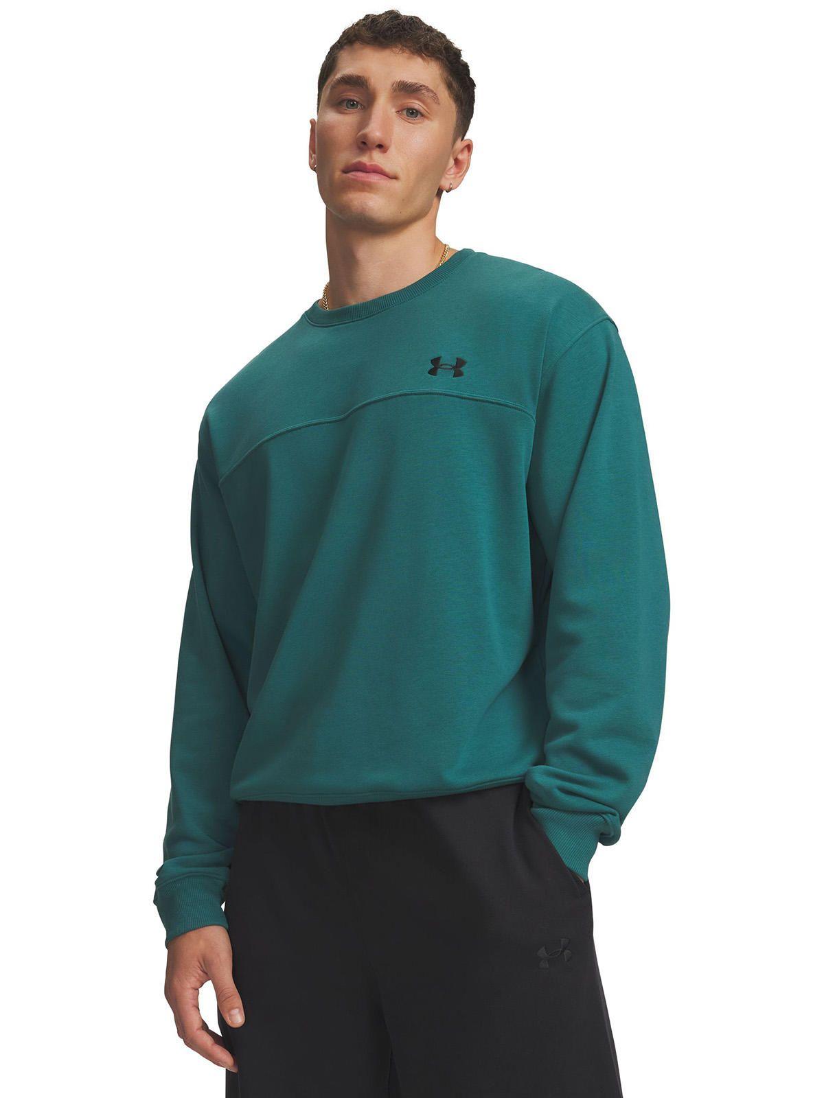 Poleron Hombre Rival Lightweight Crew Verde-0