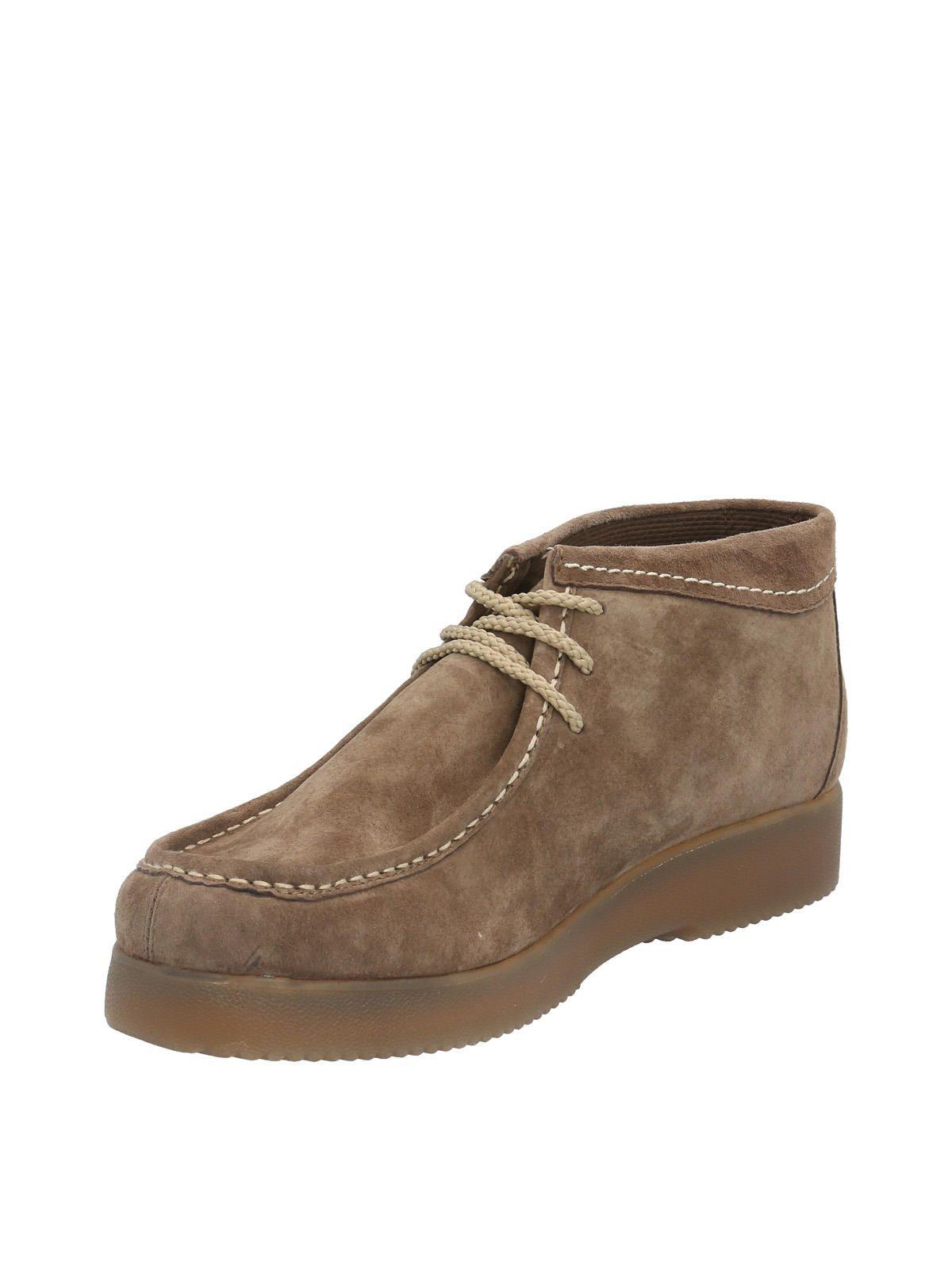 Botin Cuero Hombre Sioux Café-3