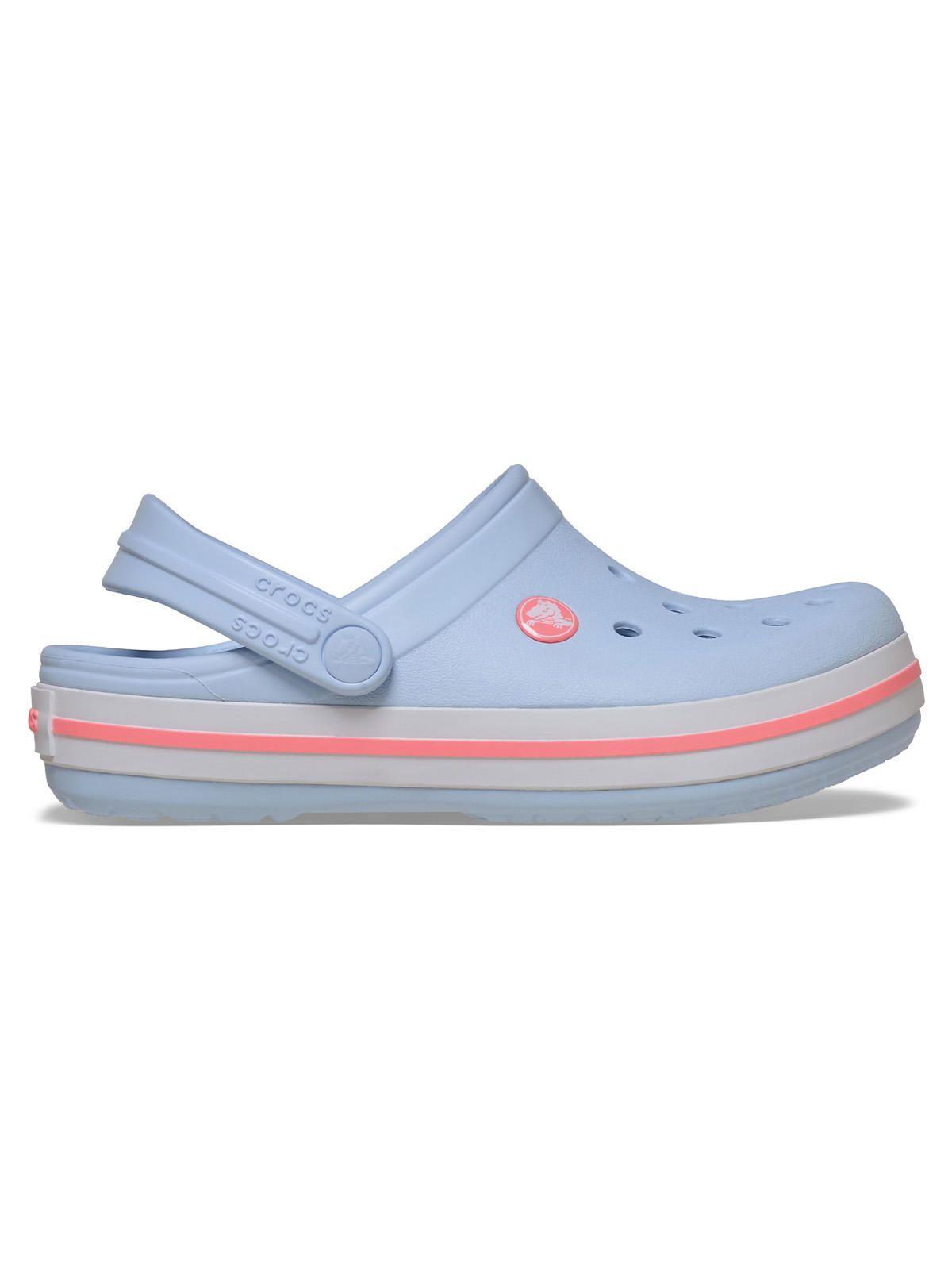 Zueco Niños Grandes Crocband Clog K Celeste-0