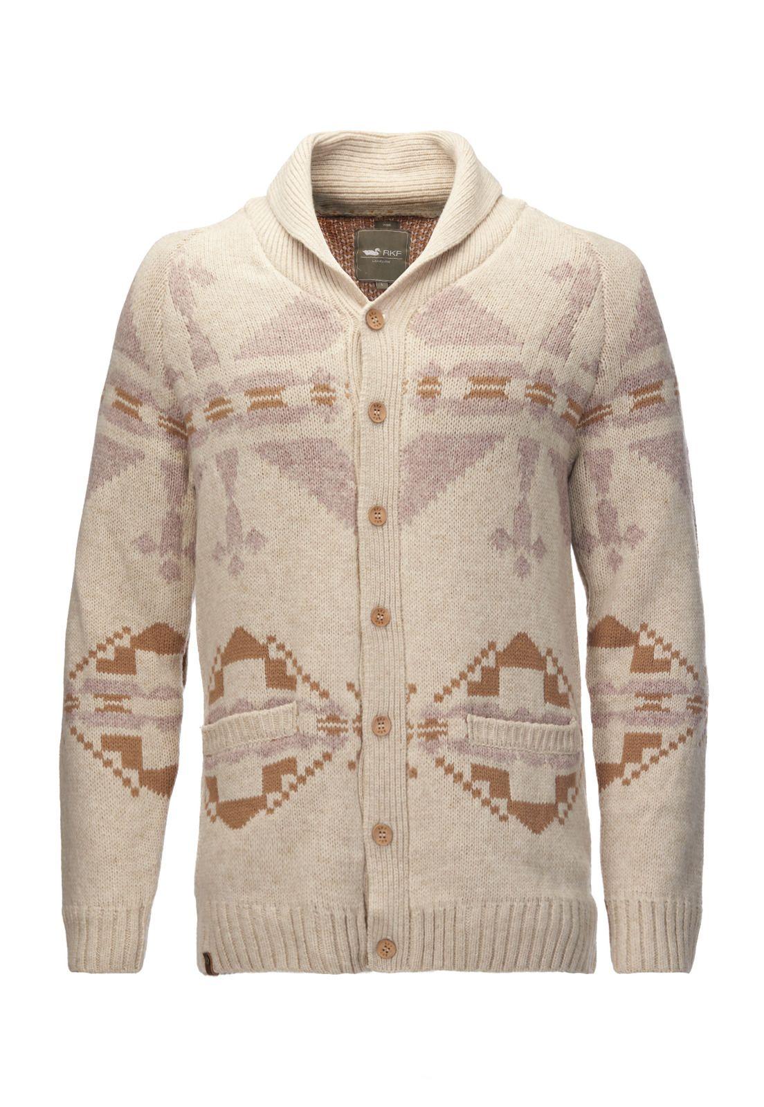 Cárdigan Hombre Warm Café-0