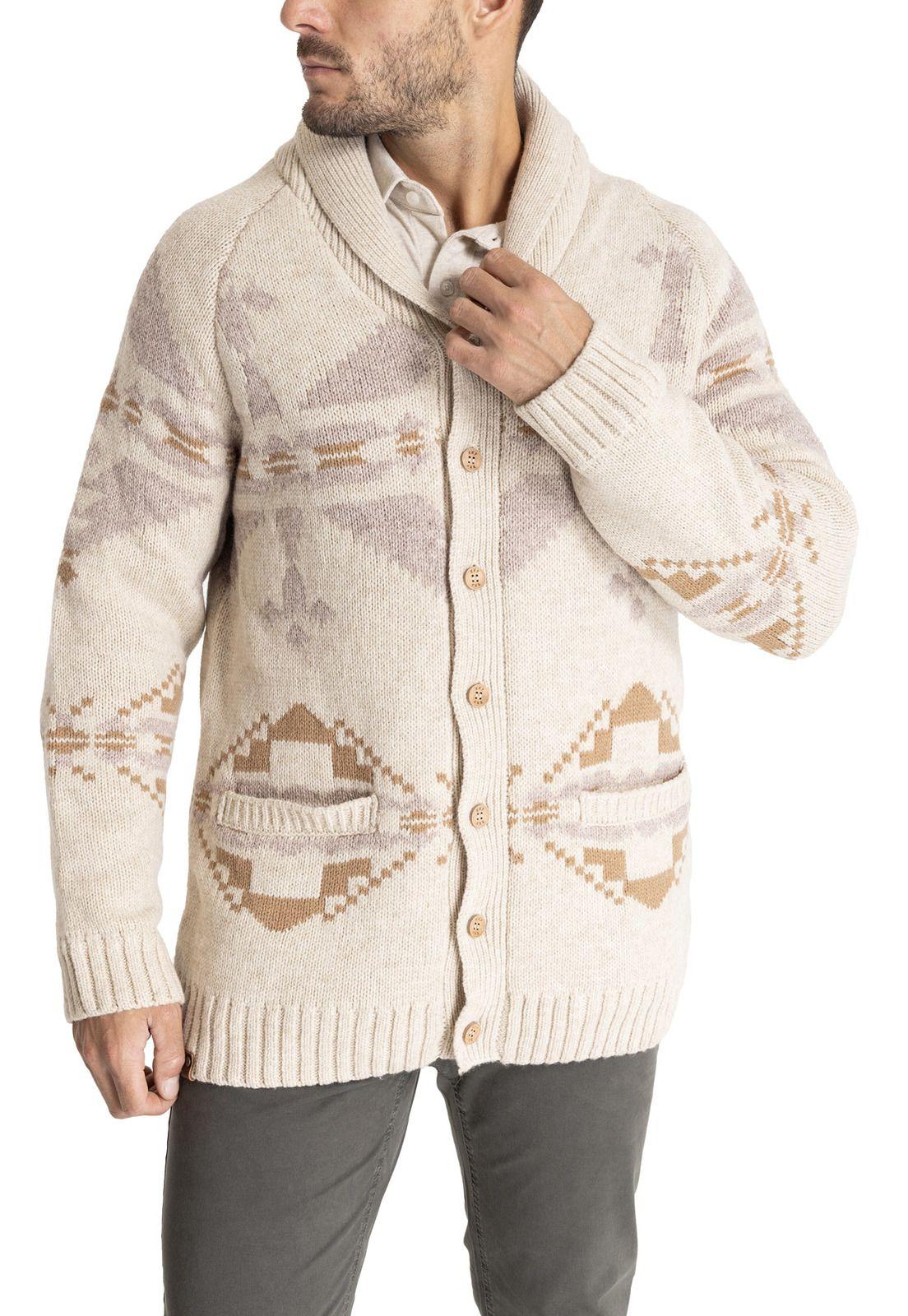 Cárdigan Hombre Warm Café-3