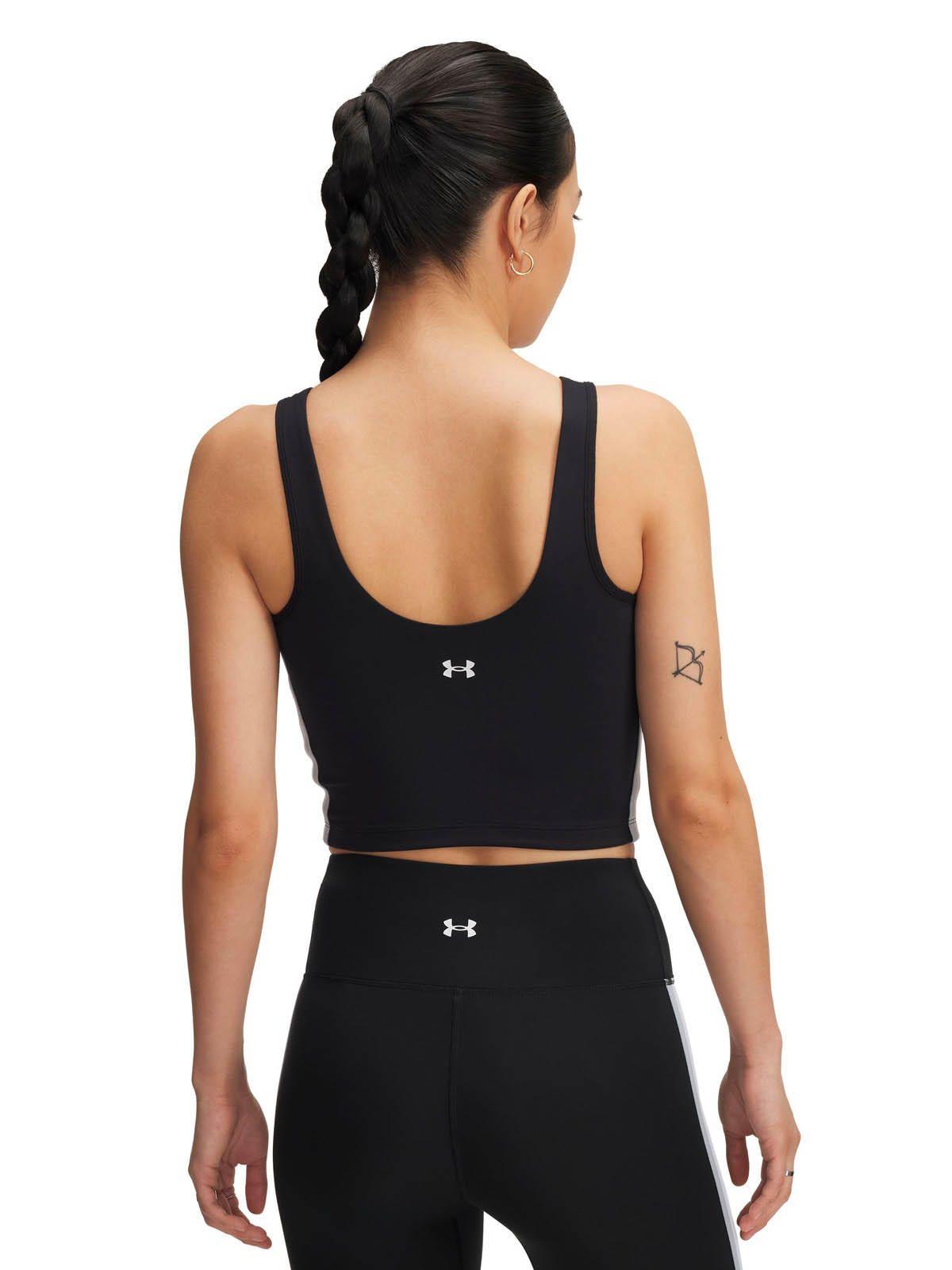 Polera Sin mangas Training mujer Motion Sport Tape negro -1