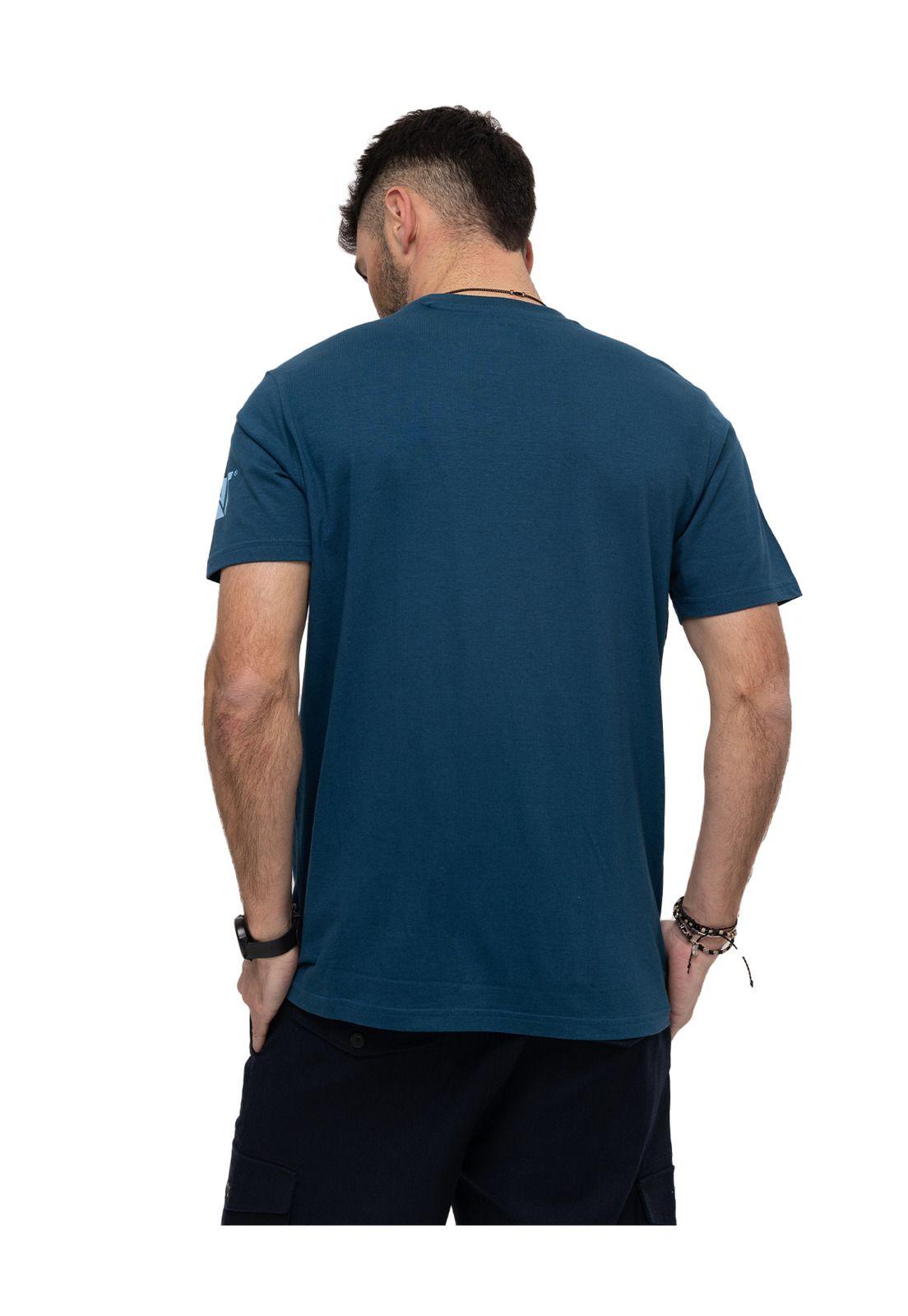 Polera M/C We Built The Streets Azul Hombre-4