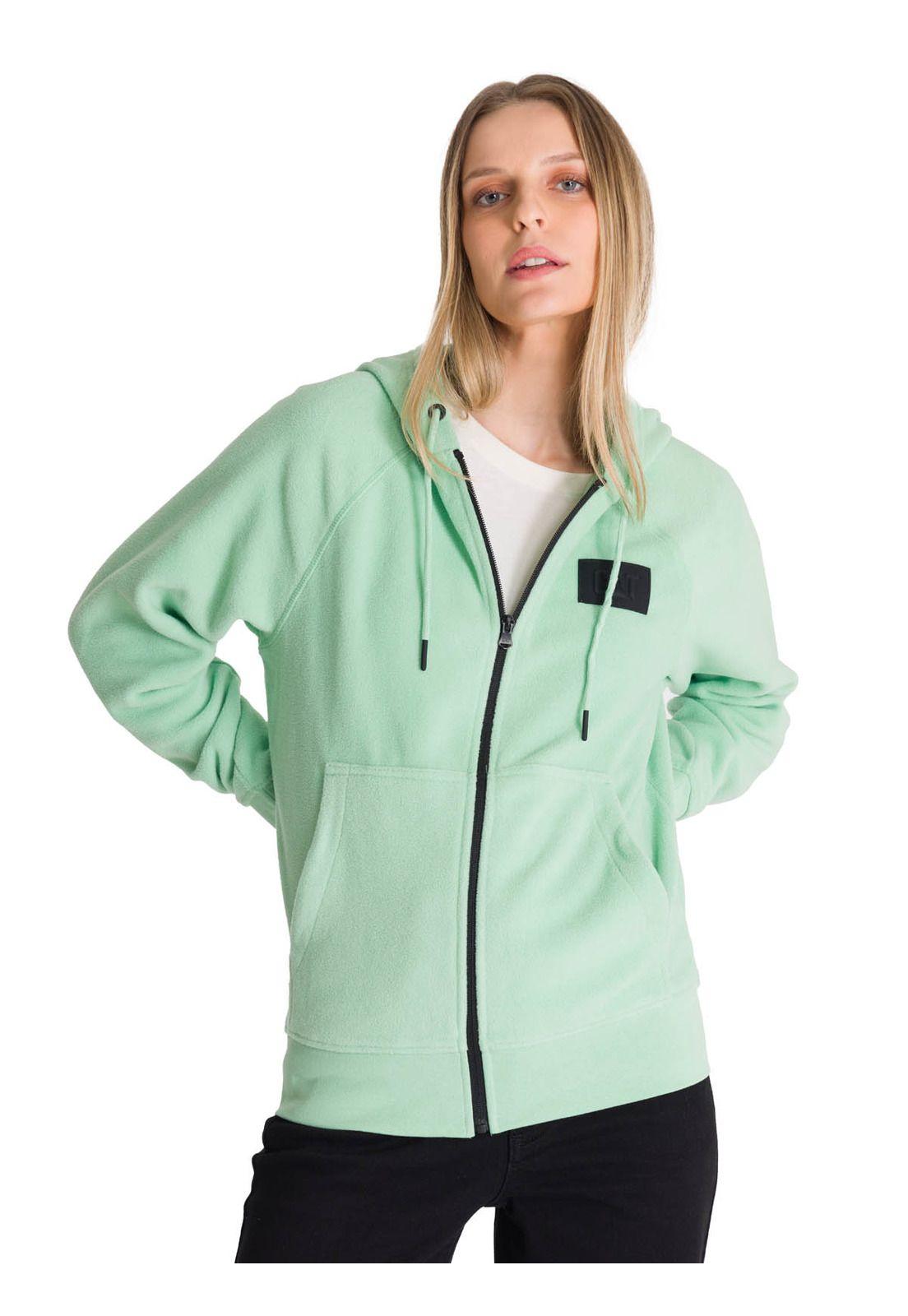 Polerón Hombre Microfleece Full Zip Verde-1