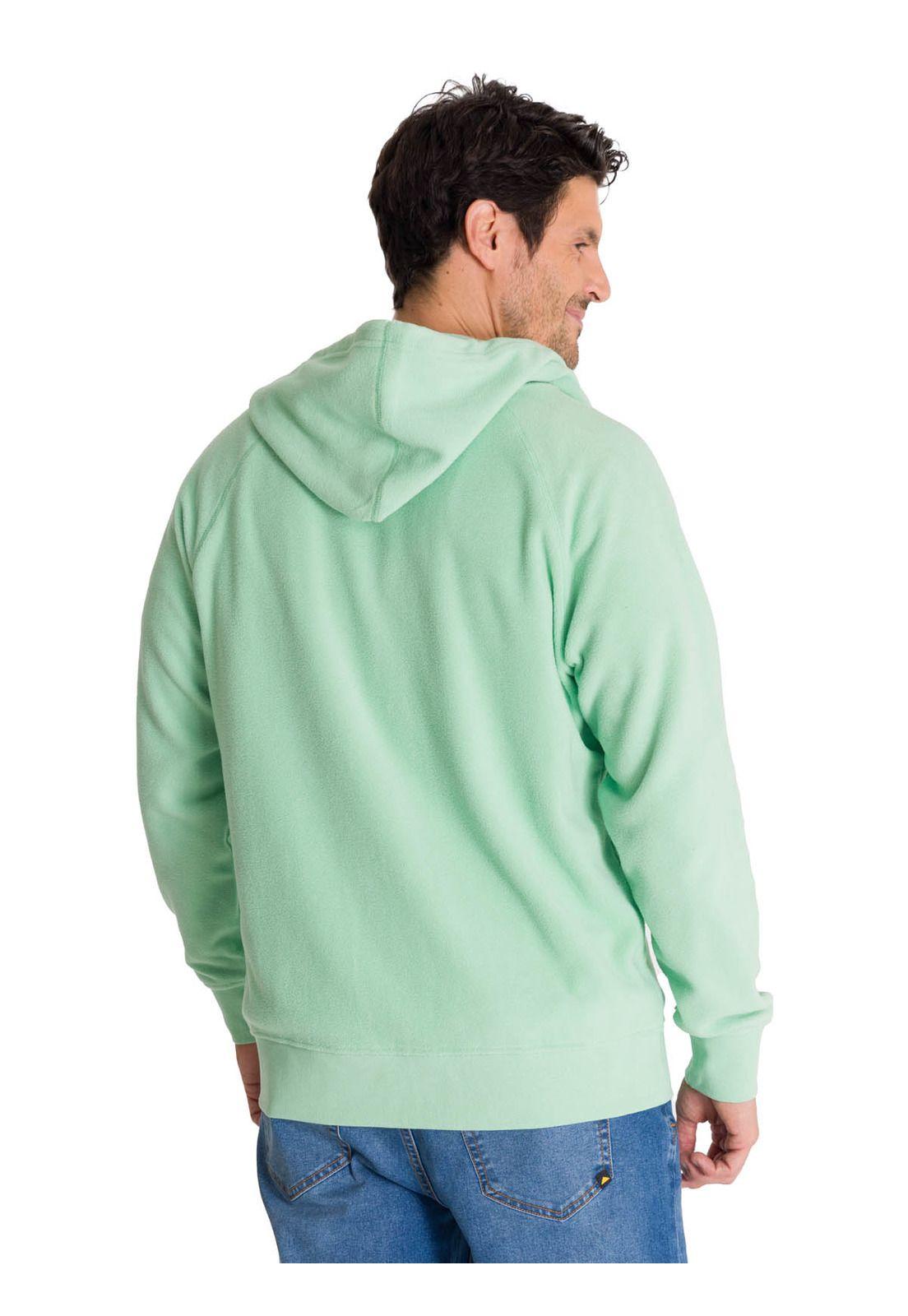 Polerón Hombre Microfleece Full Zip Verde-5