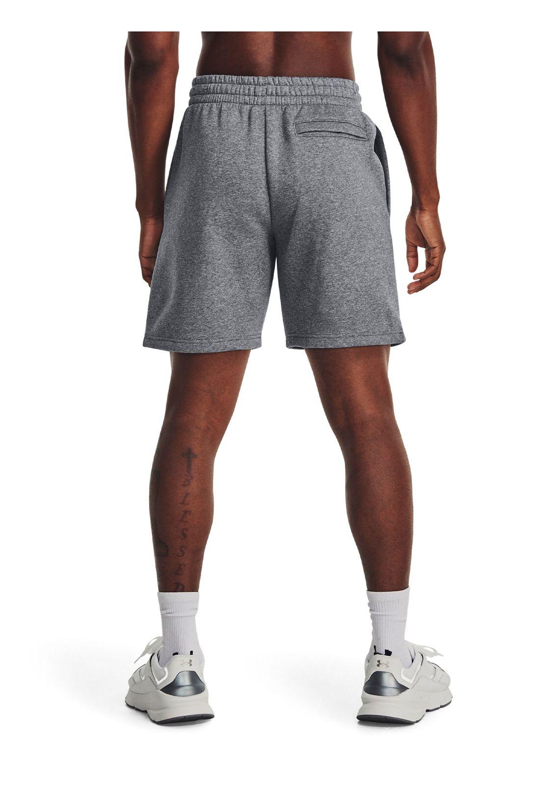 Shorts UA Essential Gris para hombre-4