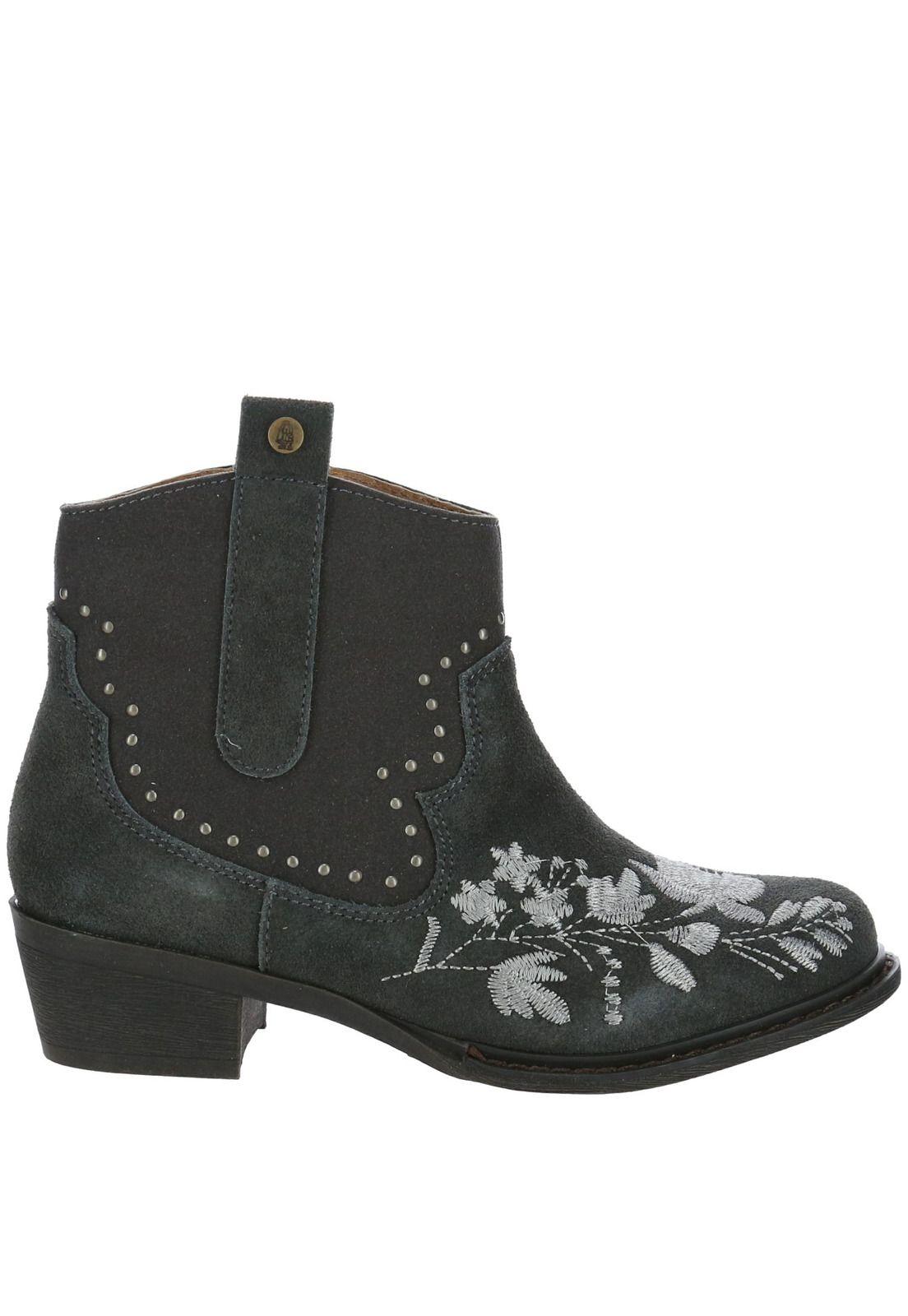 Botin Cuero Desert Gris-1