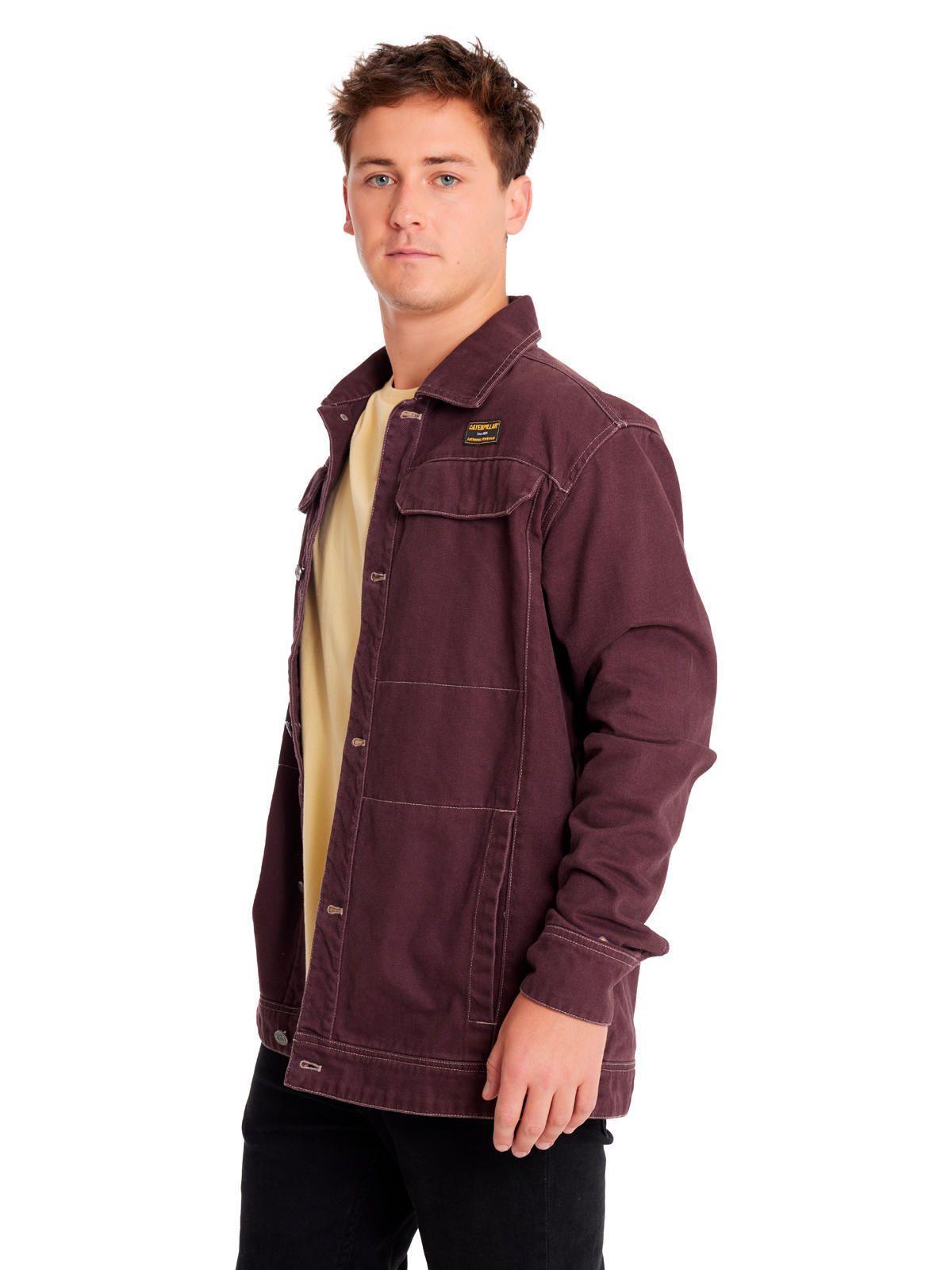 Chaqueta Unisex Heritage Uniform Twill ShirtBurdeo-1