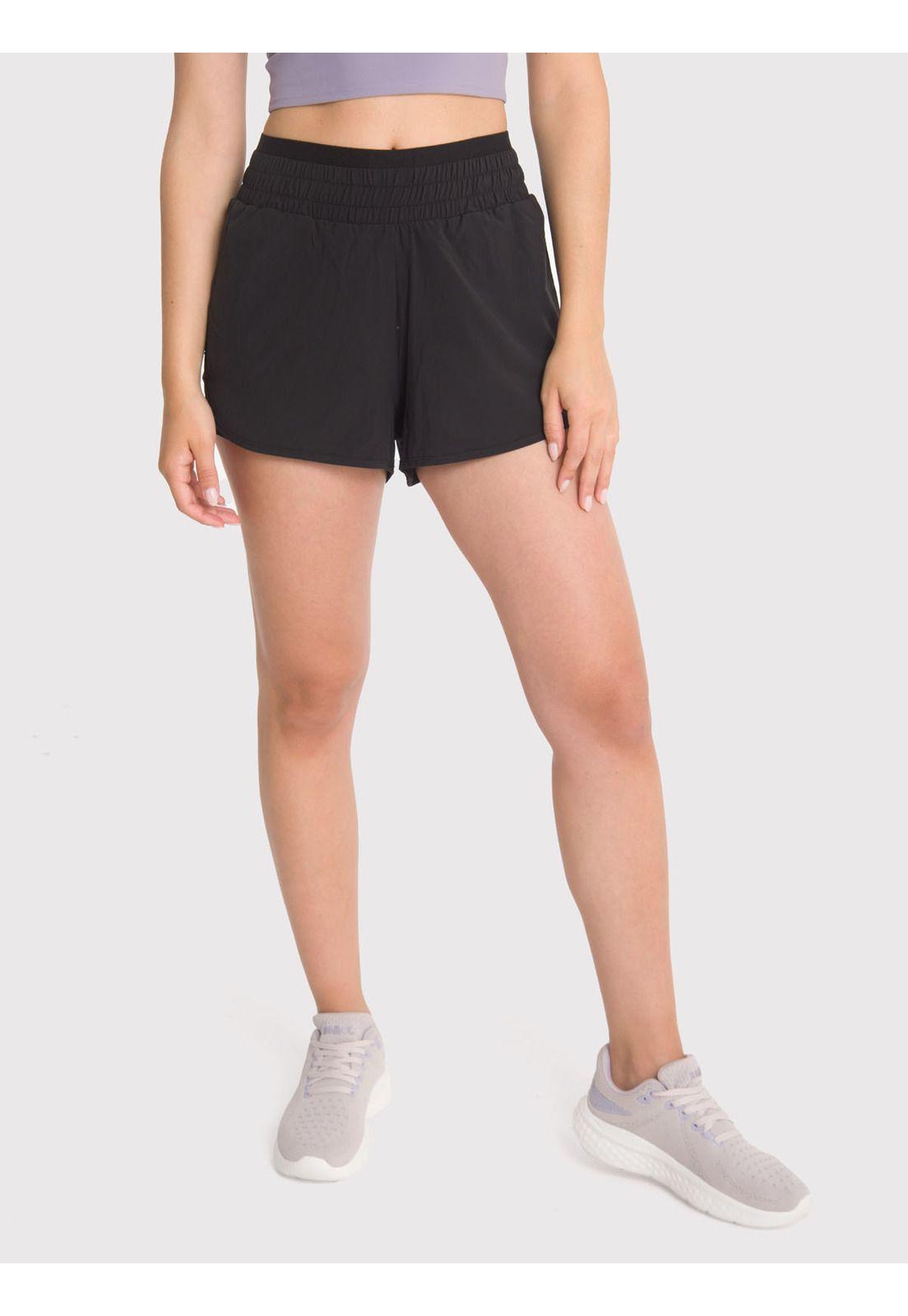 Short deportivo Mujer Elba Negro-0