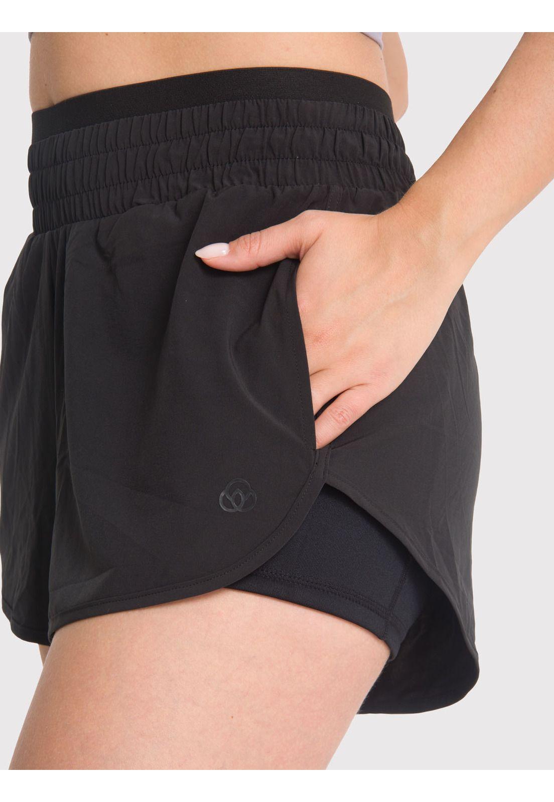 Short deportivo Mujer Elba Negro-5
