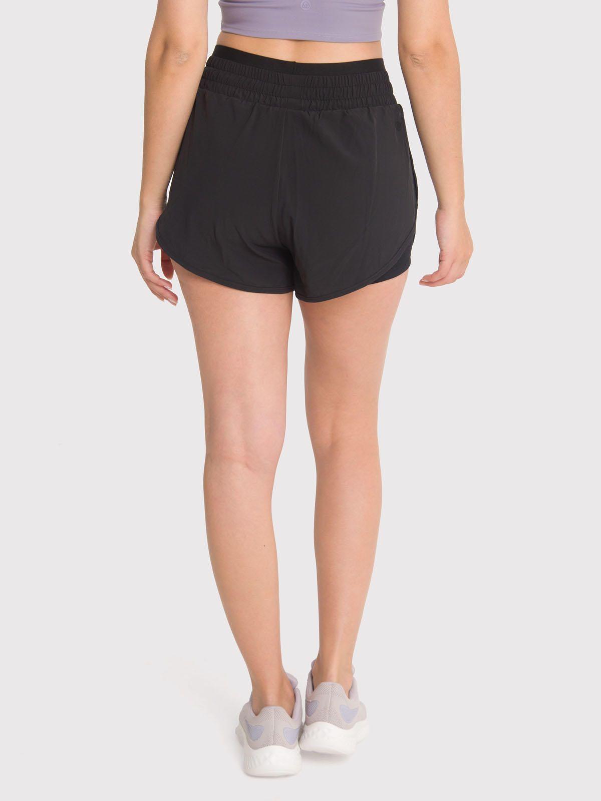 Short deportivo Mujer Elba Negro-3