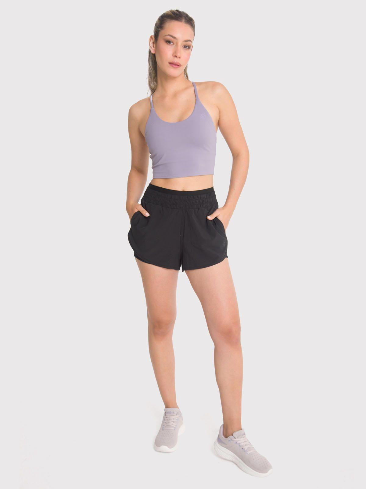 Short deportivo Mujer Elba Negro-4