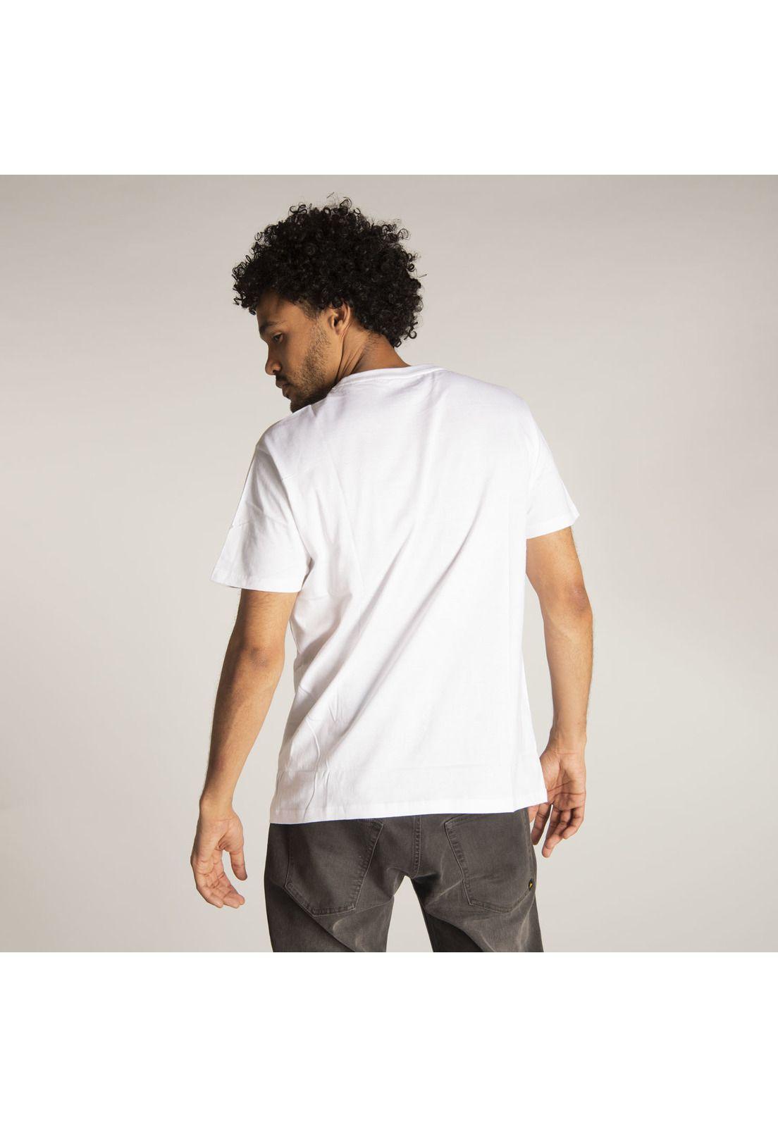 Polera M/C Hombre Self Edge Spring Tee Blanco-2