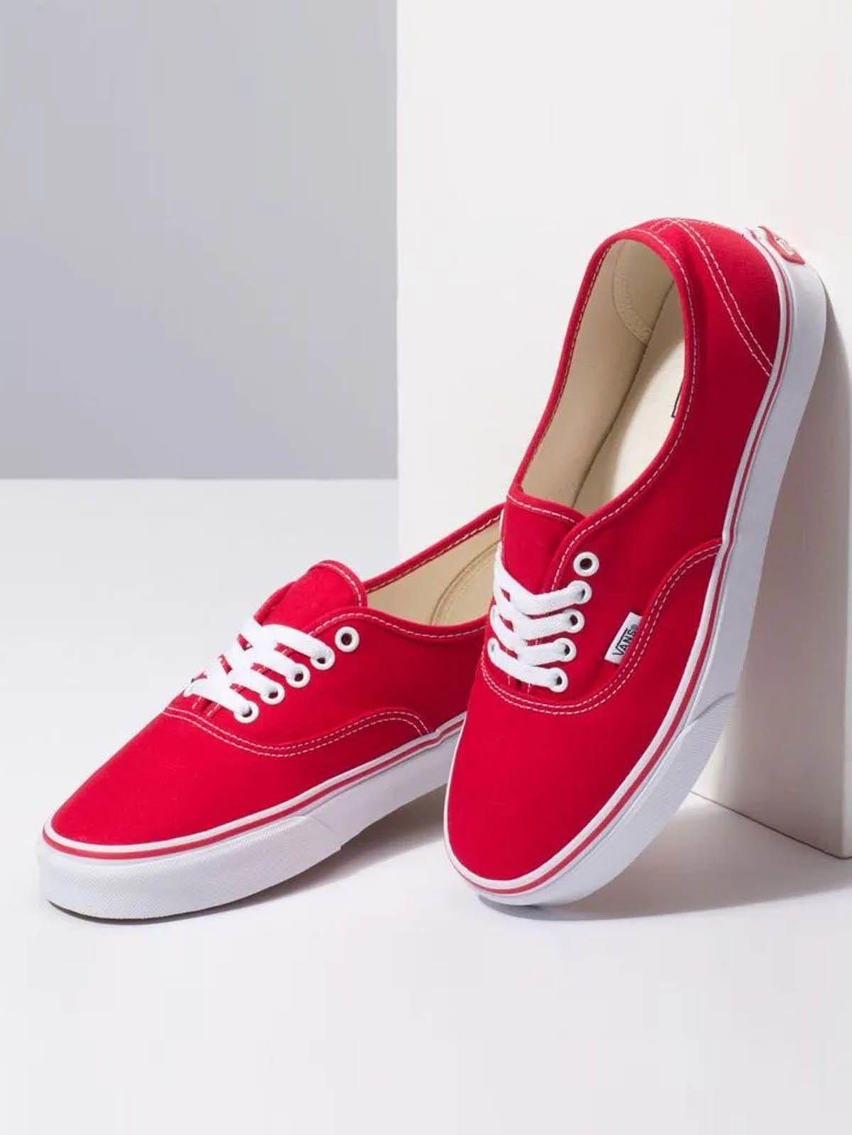 Zapatillas Mujer UA Authentic Roja-6