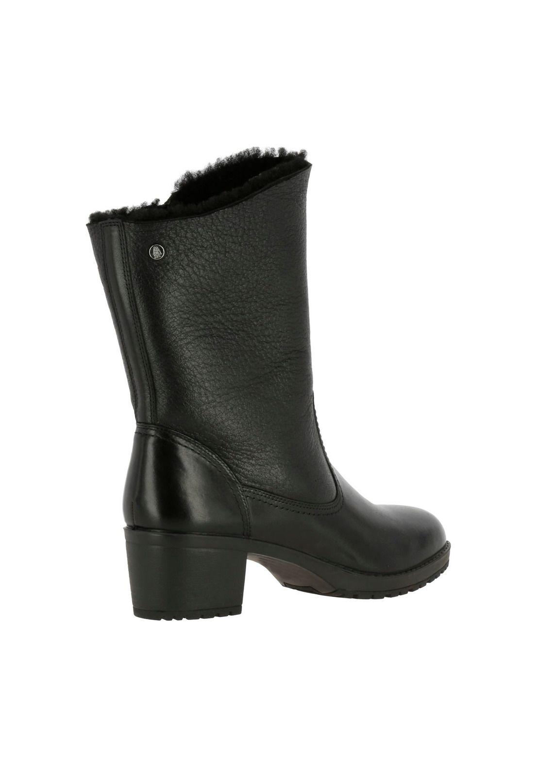 Botin  Cuero Louise Negro-4