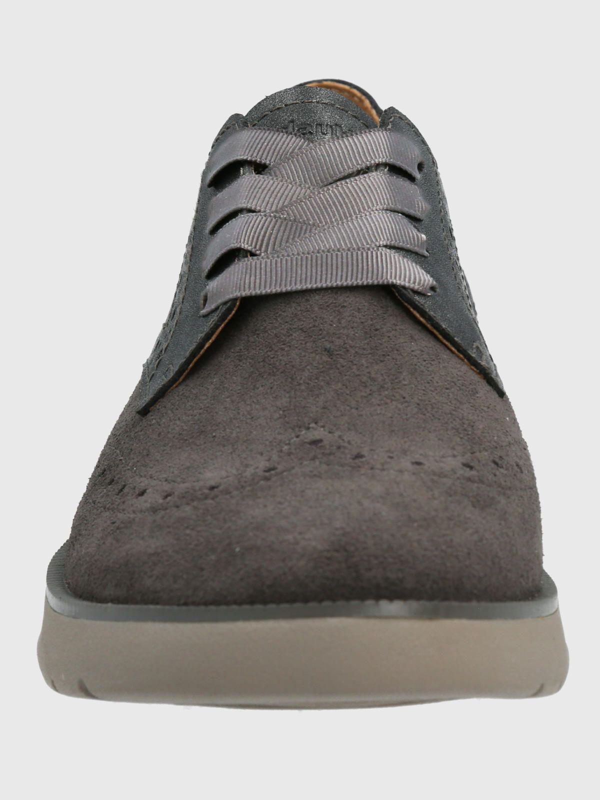 Zapatilla Cuero Mujer Bells Gris-3