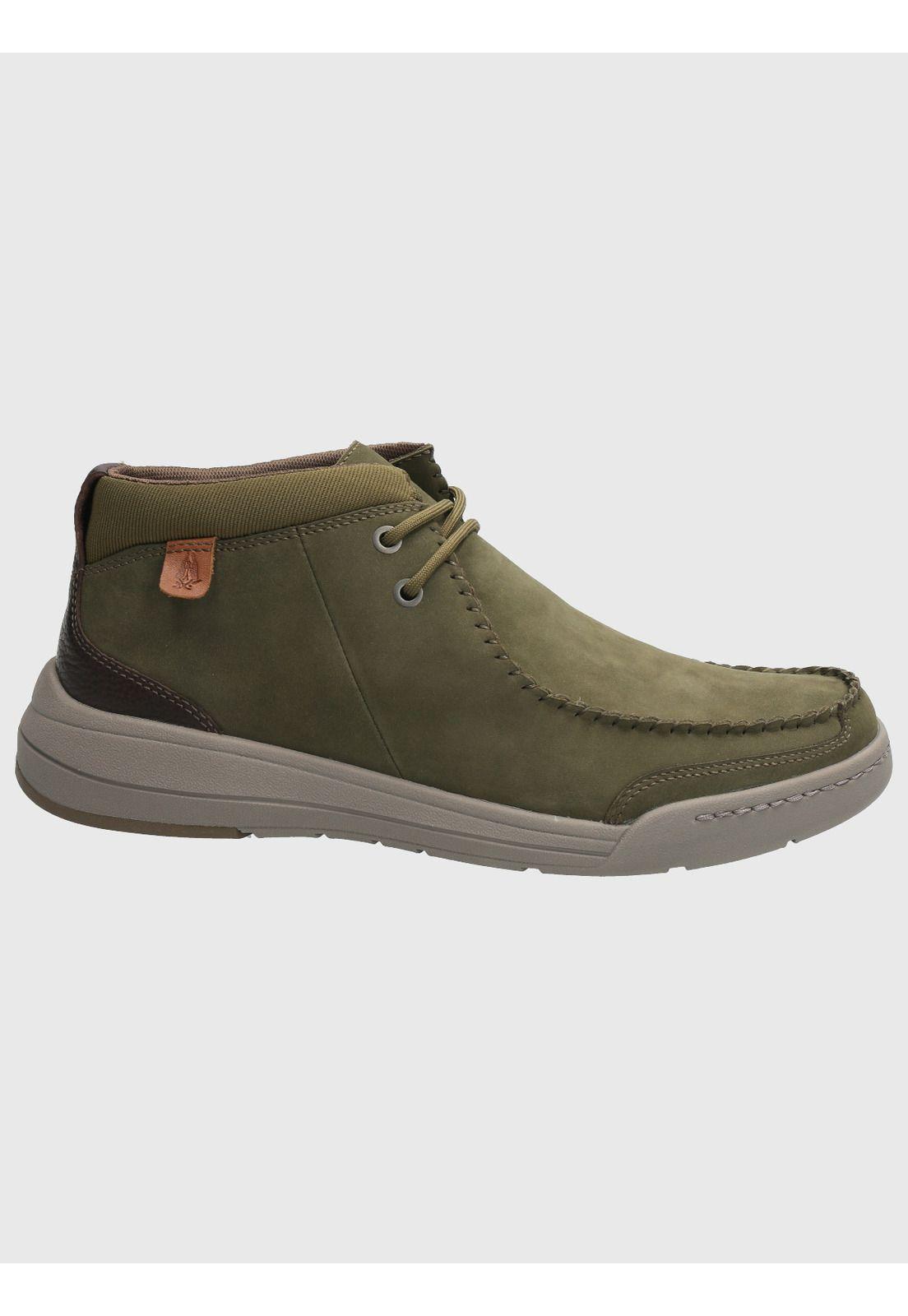 Botin Cuero Hombre Intee Verde-1