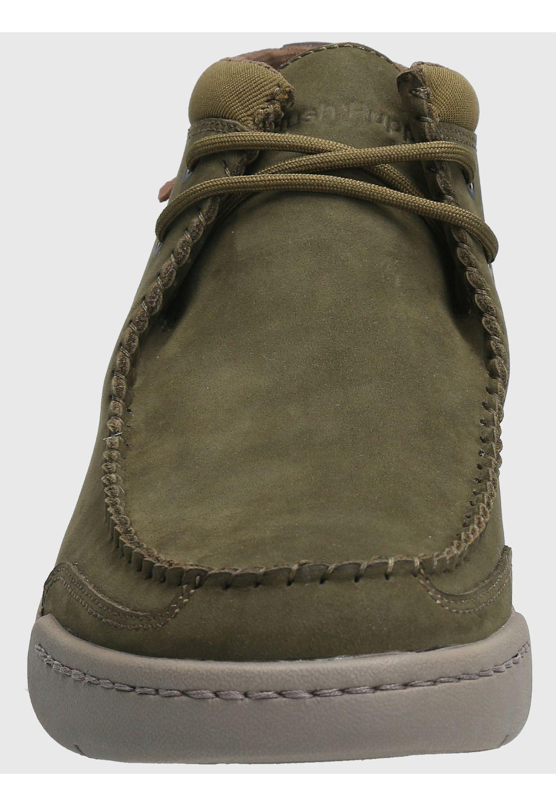 Botin Cuero Hombre Intee Verde-3