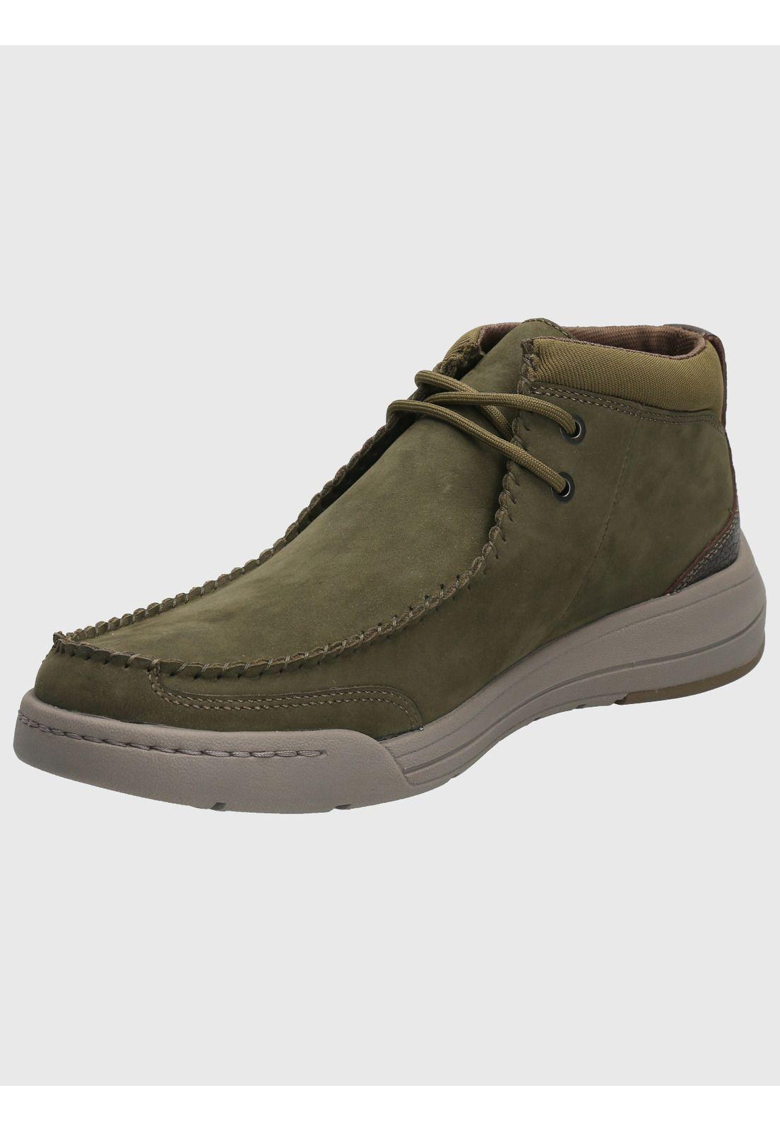 Botin Cuero Hombre Intee Verde-4