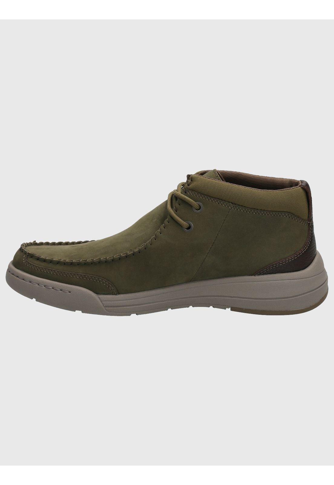 Botin Cuero Hombre Intee Verde-5