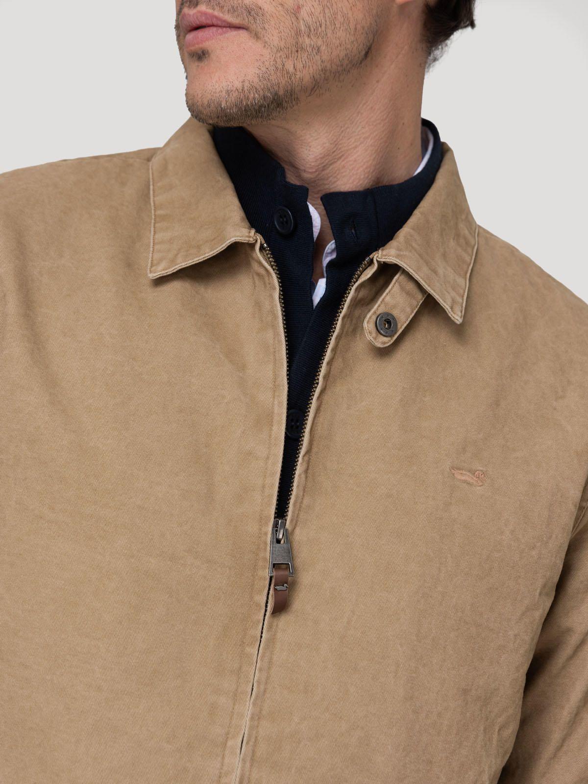 Chaqueta Algodón Hombre Orezzo Beige-3
