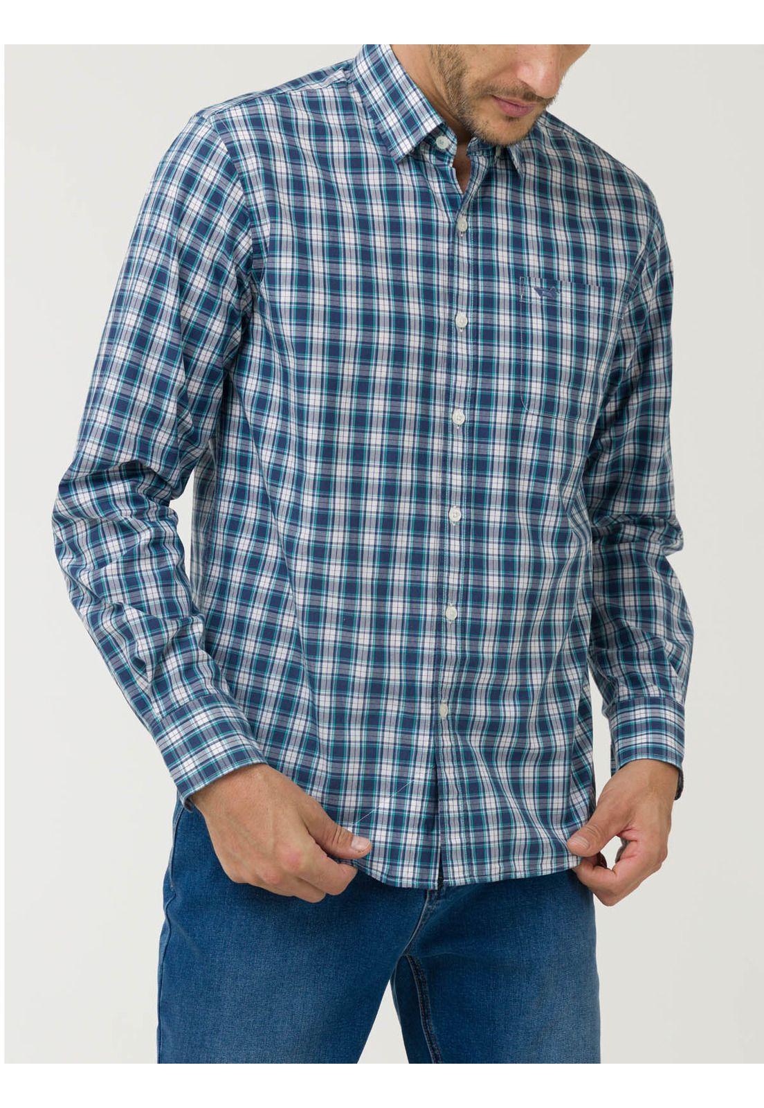 Camisa Algodón Org Hombre Lighter Verde Oscuro-4