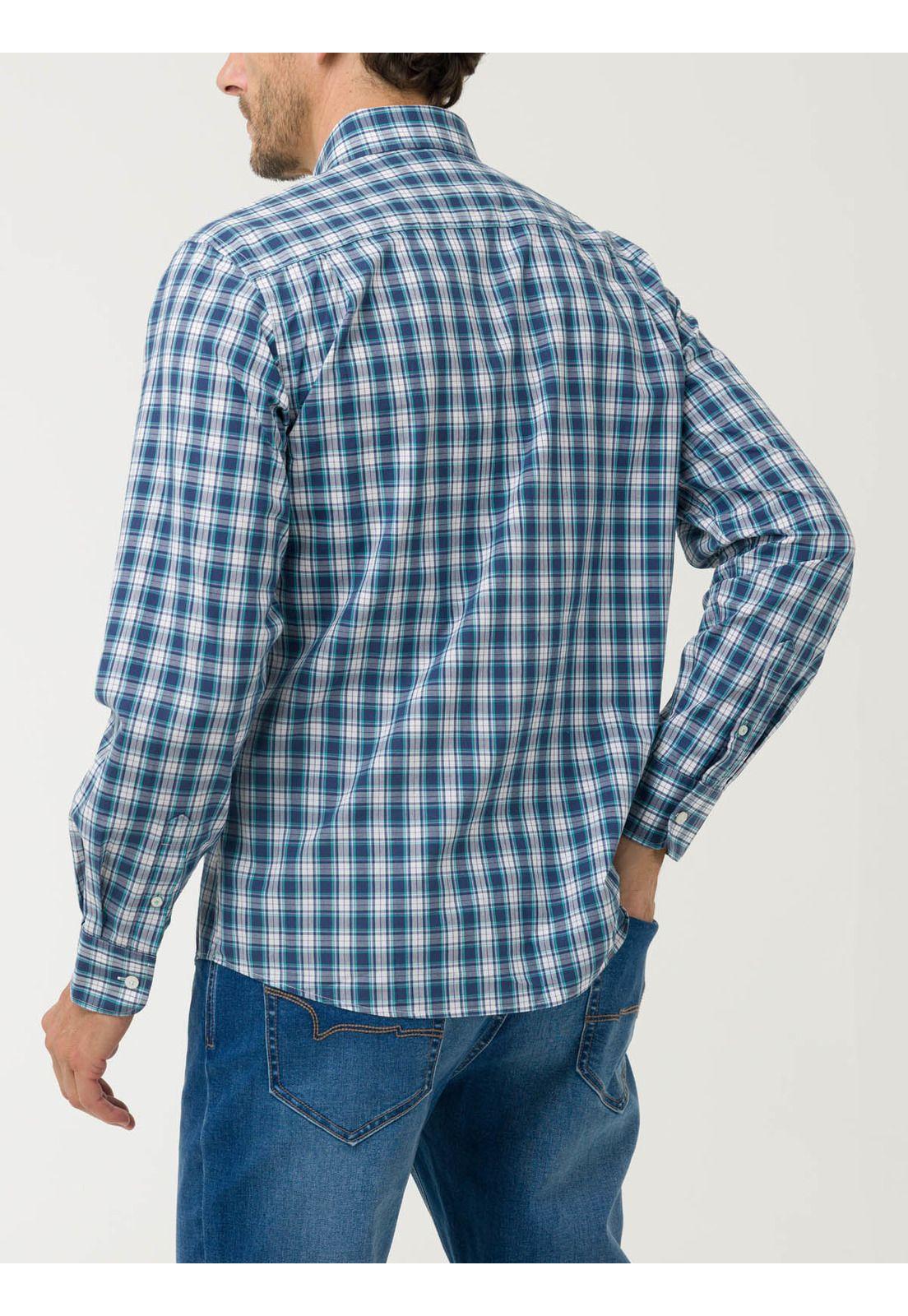 Camisa Algodón Org Hombre Lighter Verde Oscuro-5