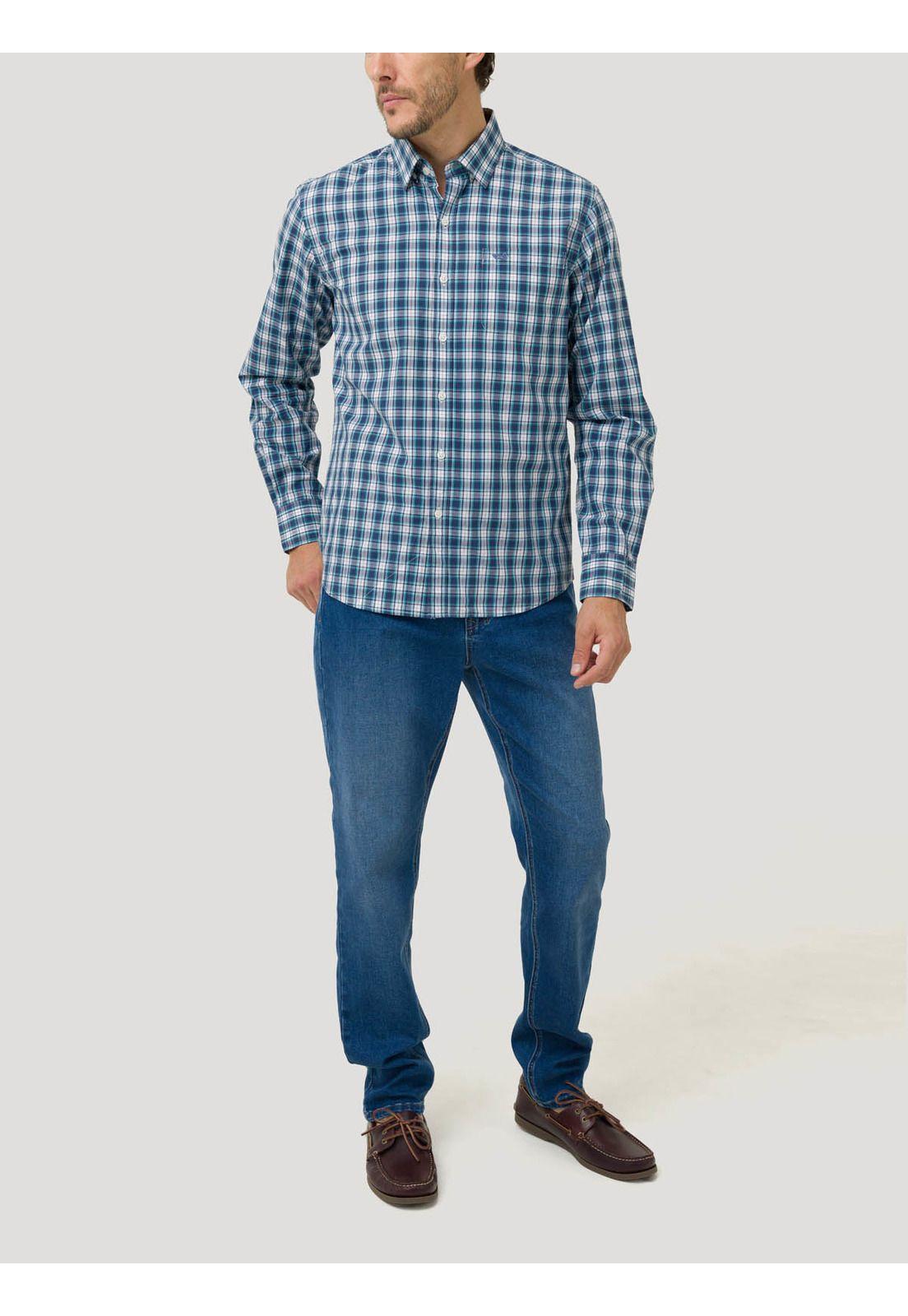 Camisa Algodón Org Hombre Lighter Verde Oscuro-7