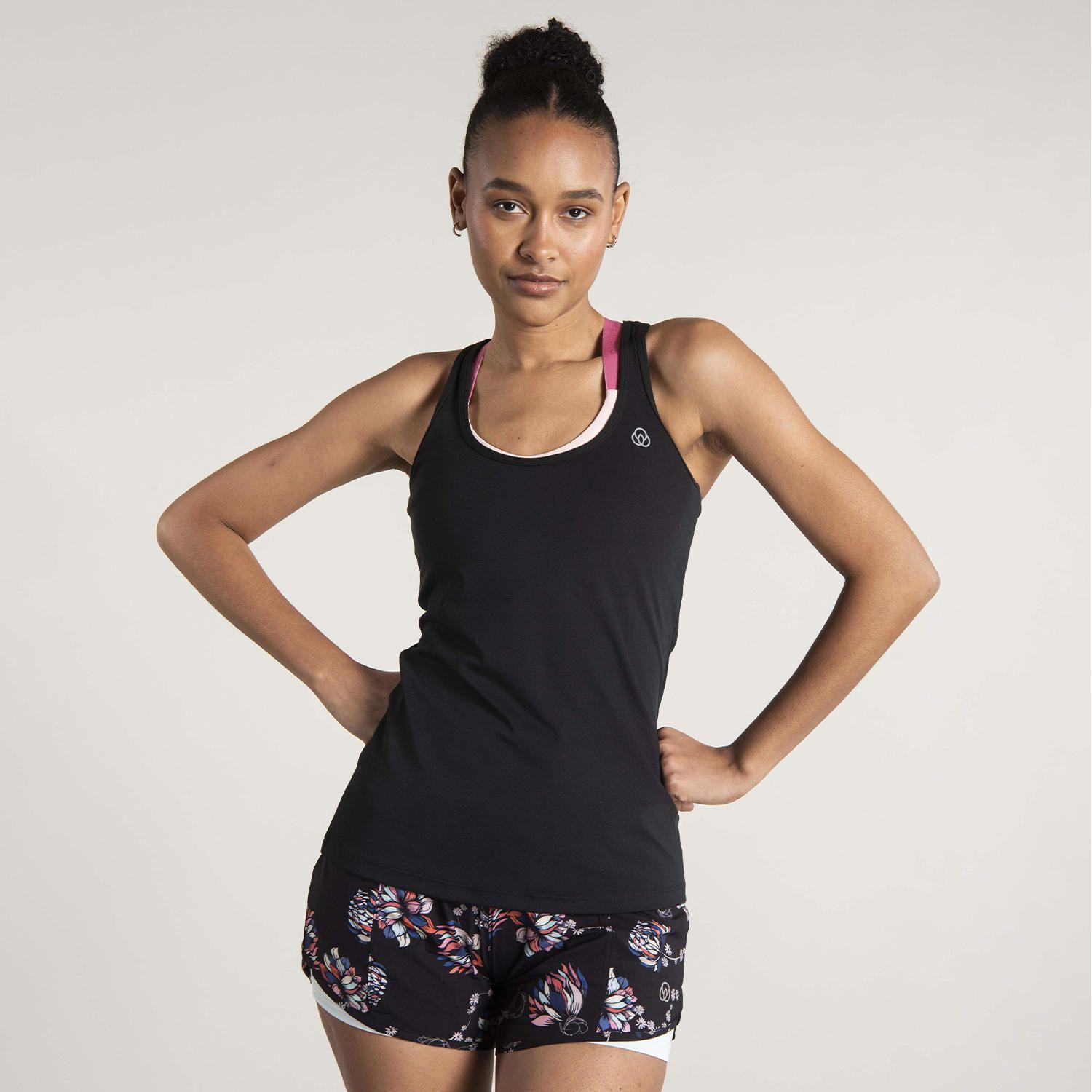 Polera Sin Mangas Mujer Basic Tank Negro-1