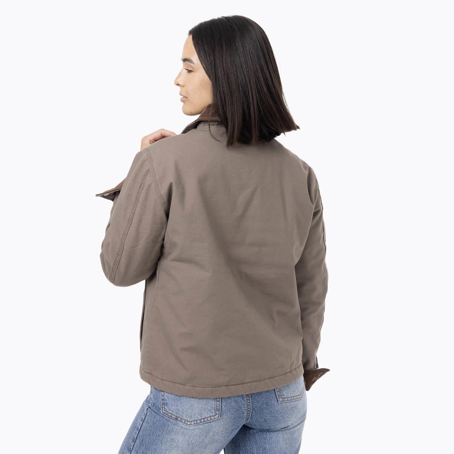 Chaqueta Mujer Lightly Padded Café-5
