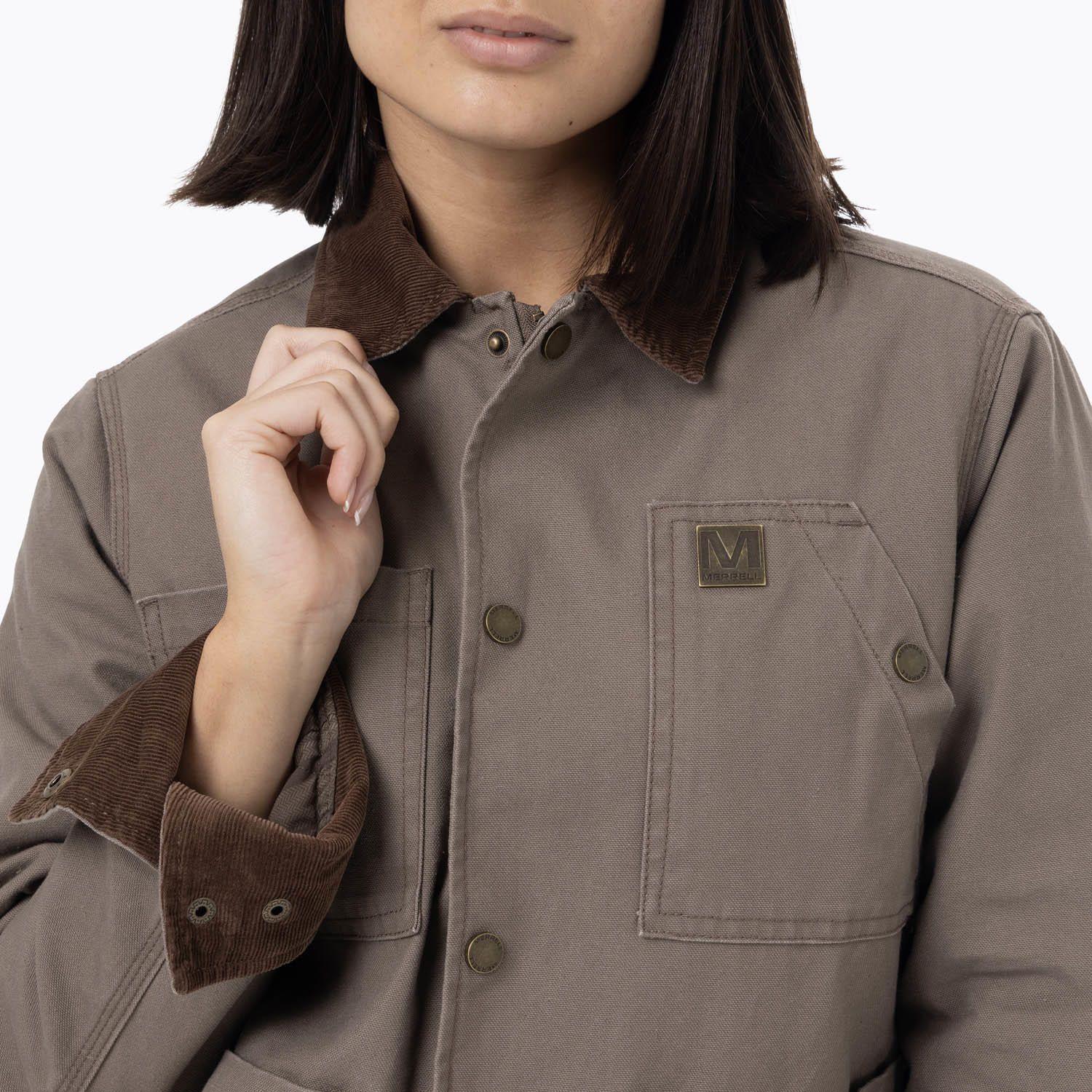 Chaqueta Mujer Lightly Padded Café-6