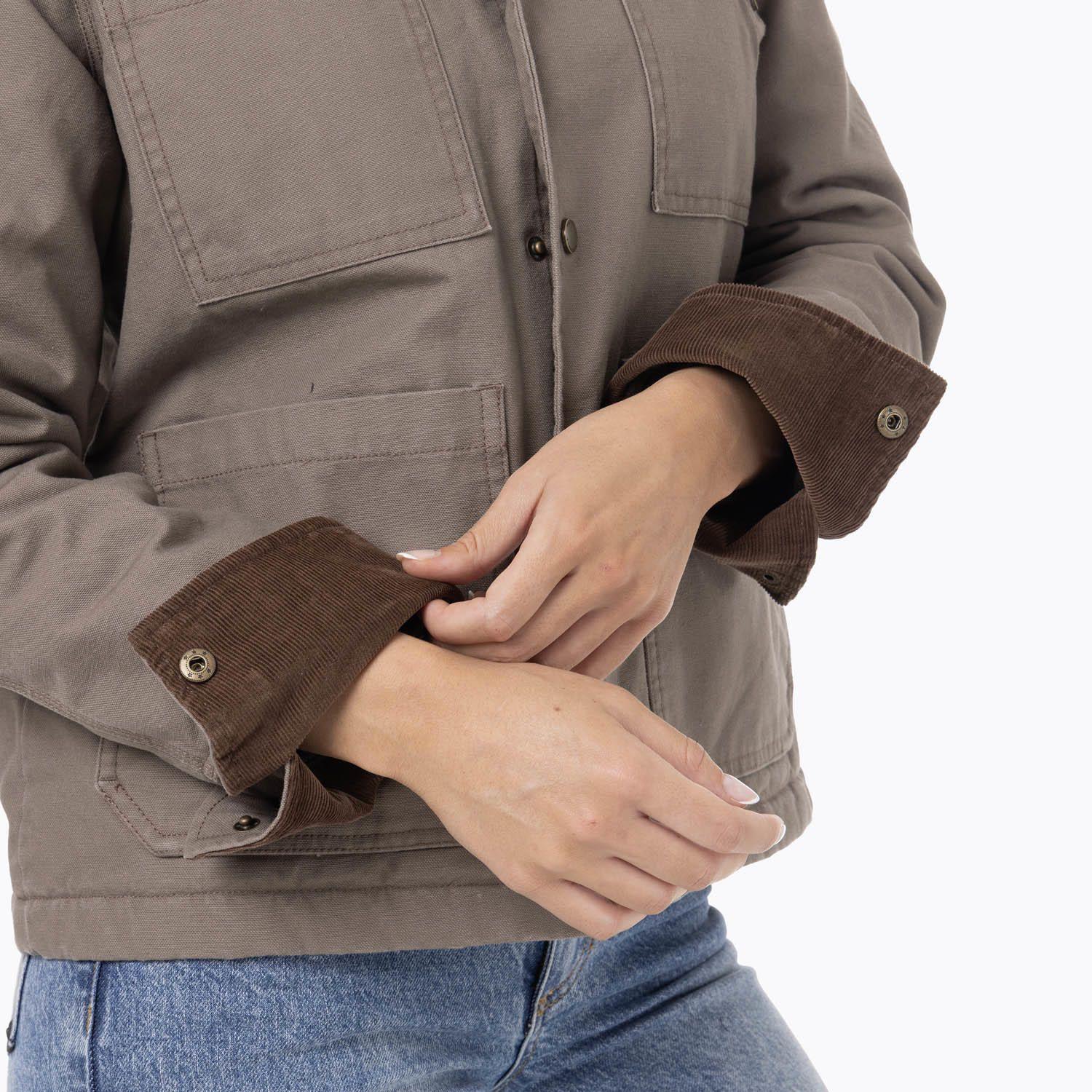 Chaqueta Mujer Lightly Padded Café-8