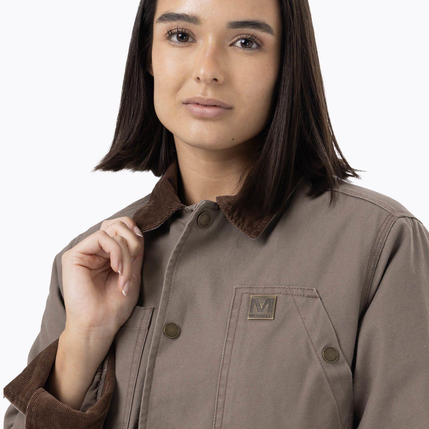 Chaqueta Mujer Lightly Padded Café-7